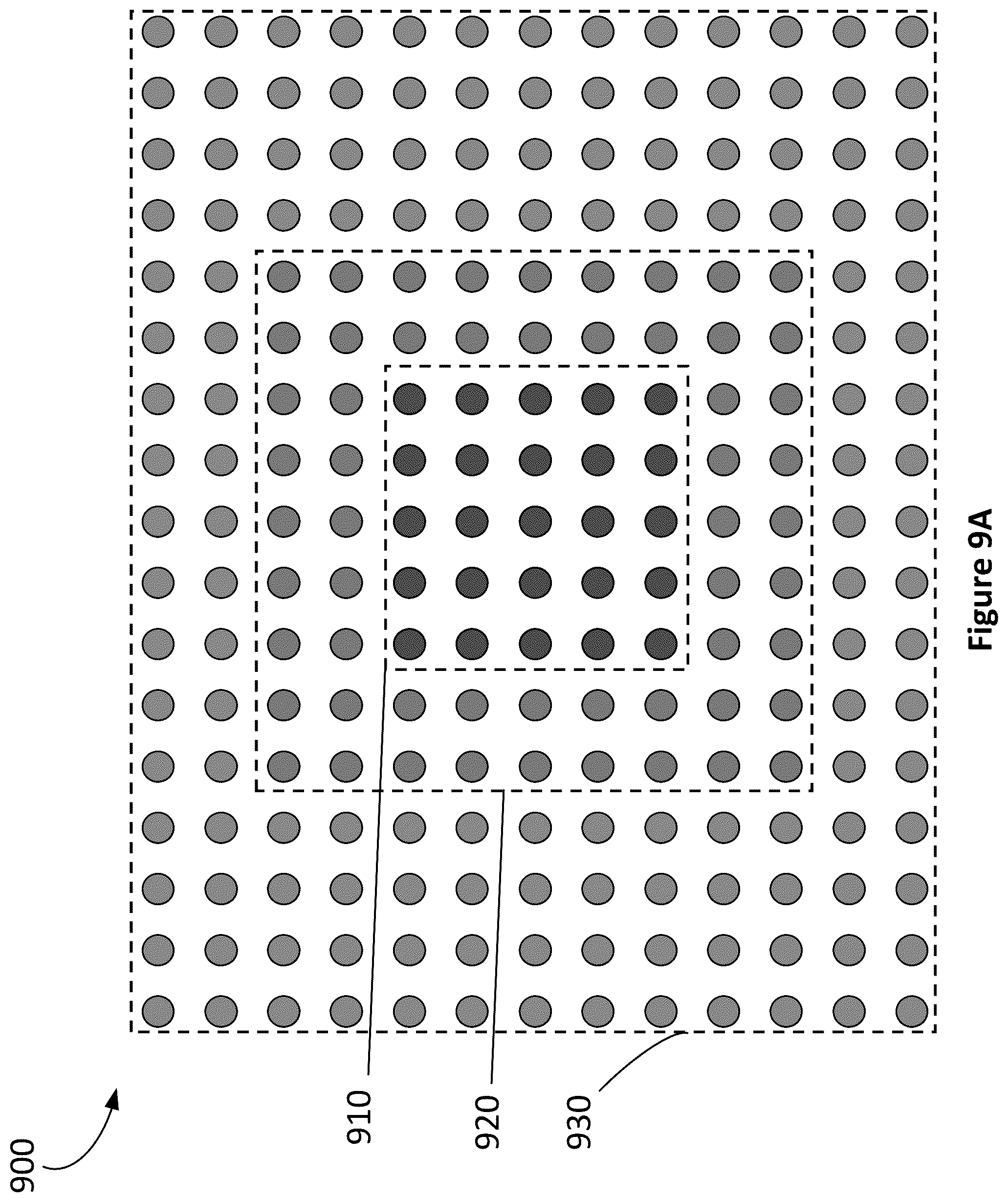 Patent US12099192 Figure 13 – Color foveated display devices and methods of making the same