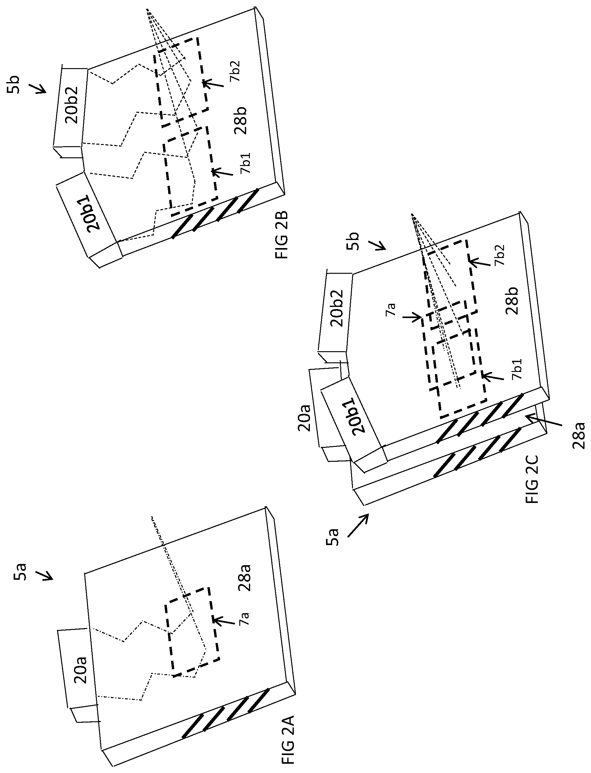 Patent US12099196 Figure 2 – Near-eye display having overlapping projector assemblies
