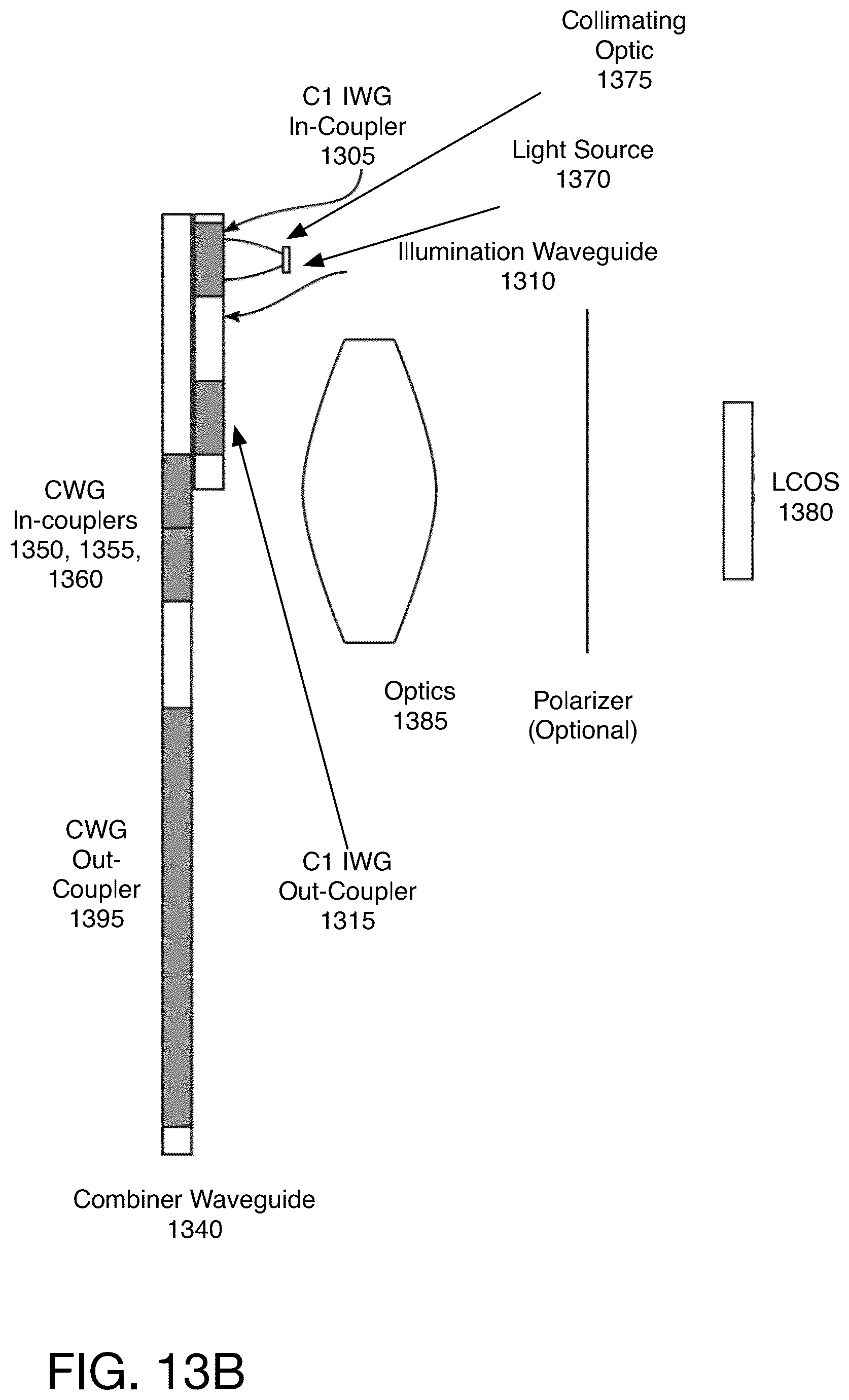 Patent US12099199 Figure 16 – Architecture to illuminate a display panel