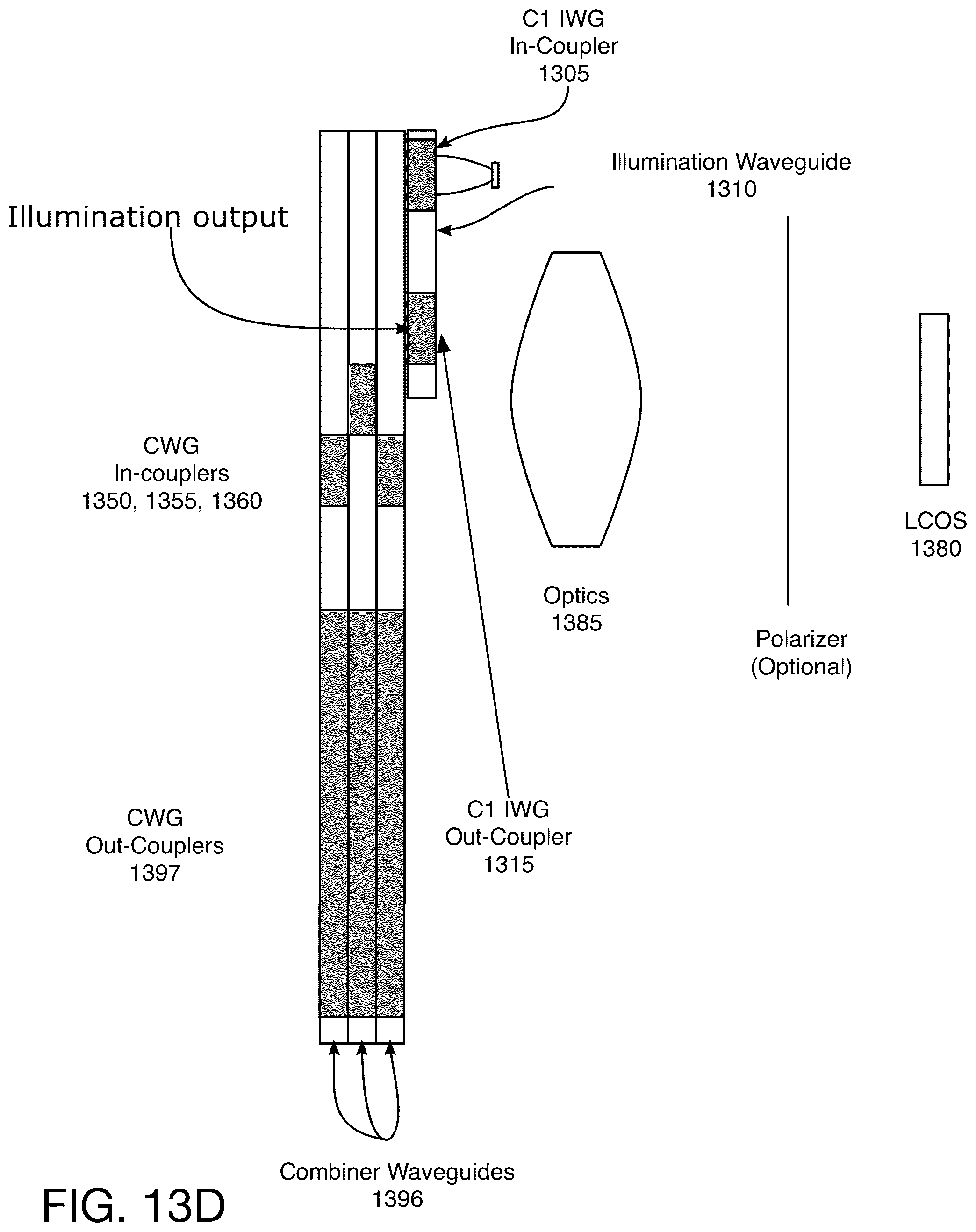 Patent US12099199 Figure 18 – Architecture to illuminate a display panel