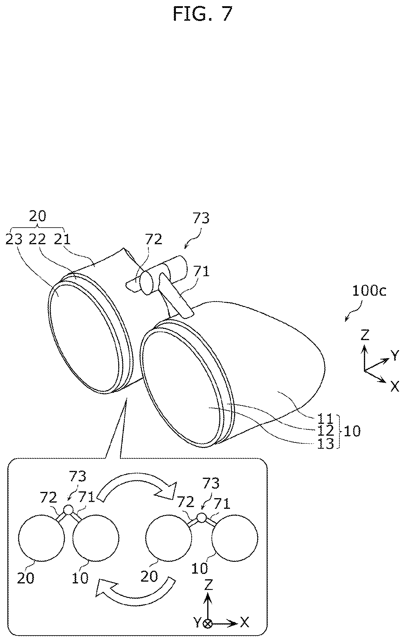 Patent US12099205 Figure 7 – Display device