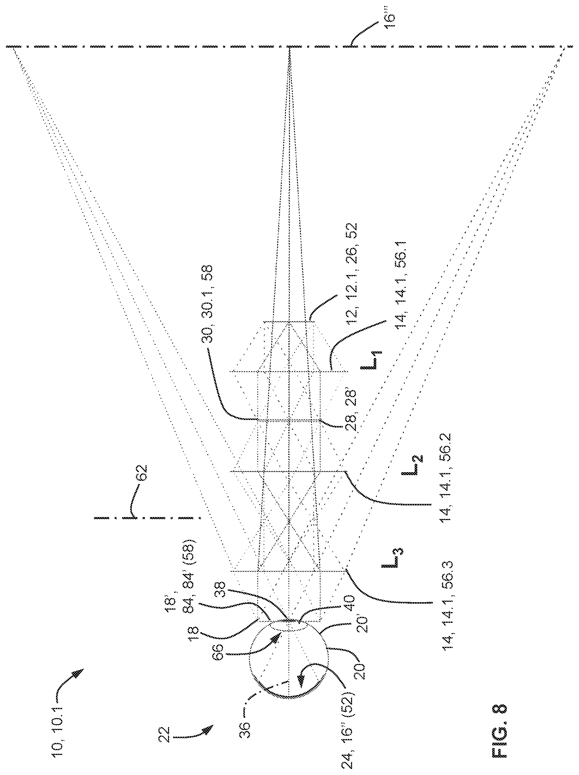 Patent US12099206 Figure 4 – Near-eye display system