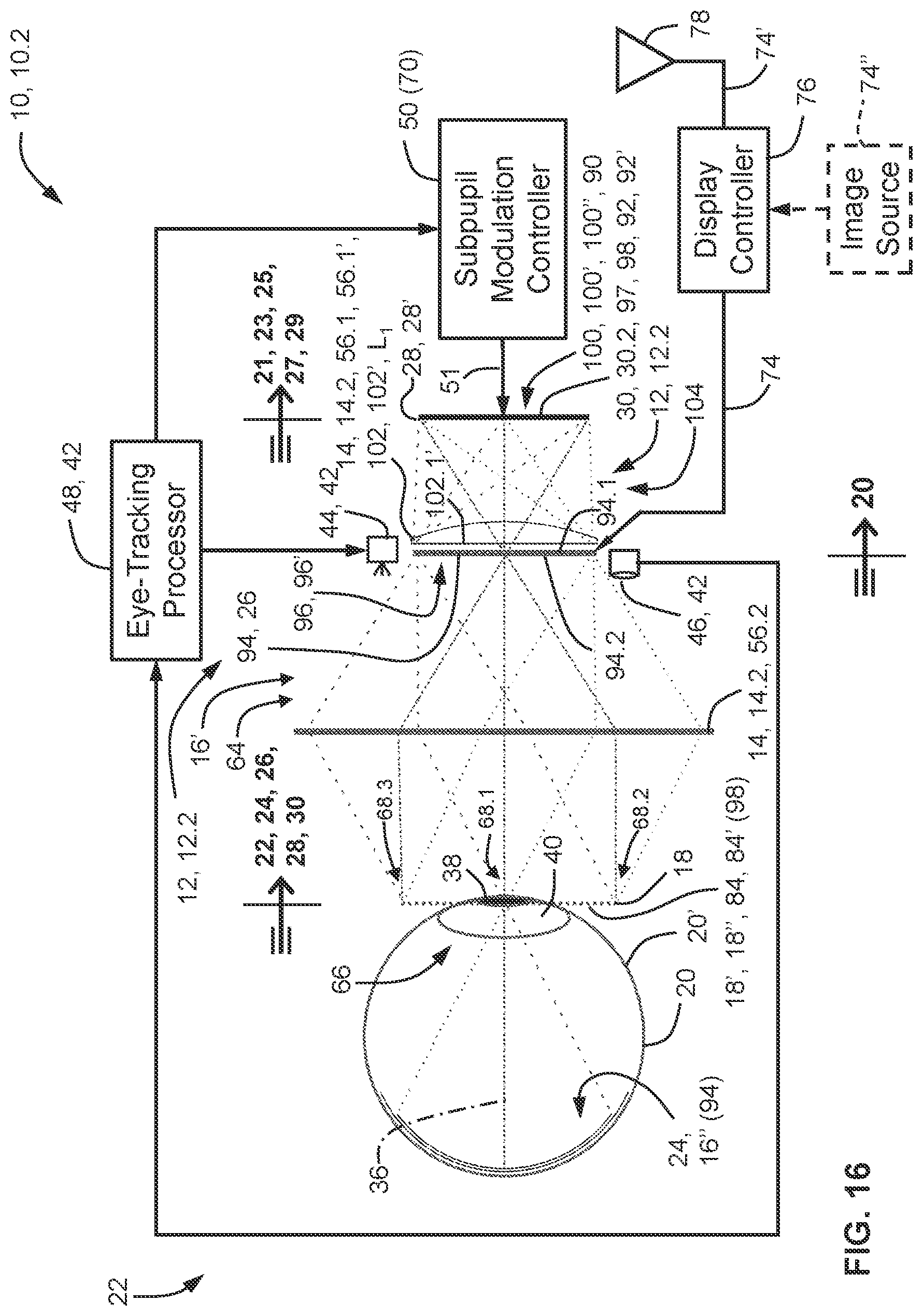 Patent US12099206 Figure 7 – Near-eye display system