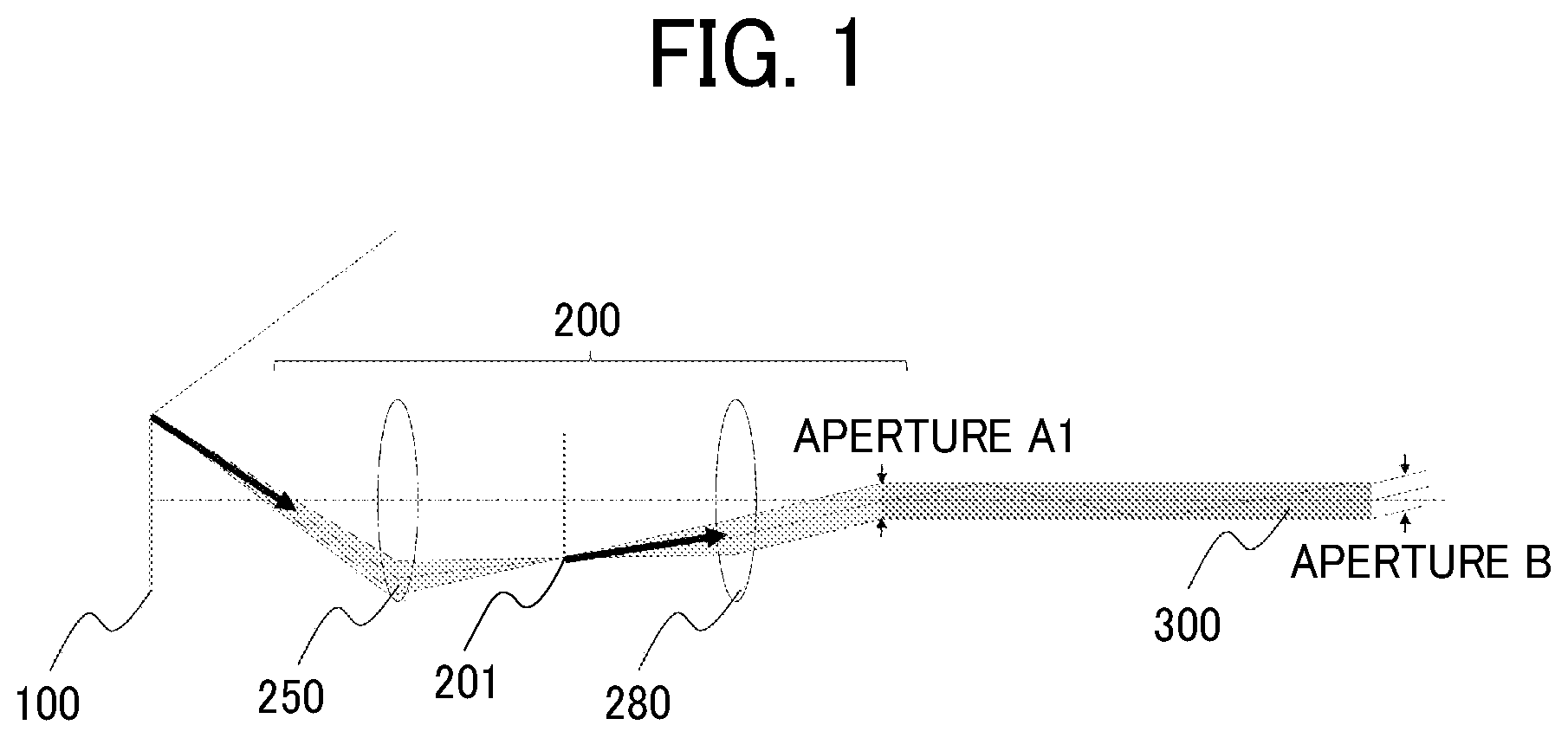 Patent US12099207 Figure 1 – Virtual image display device
