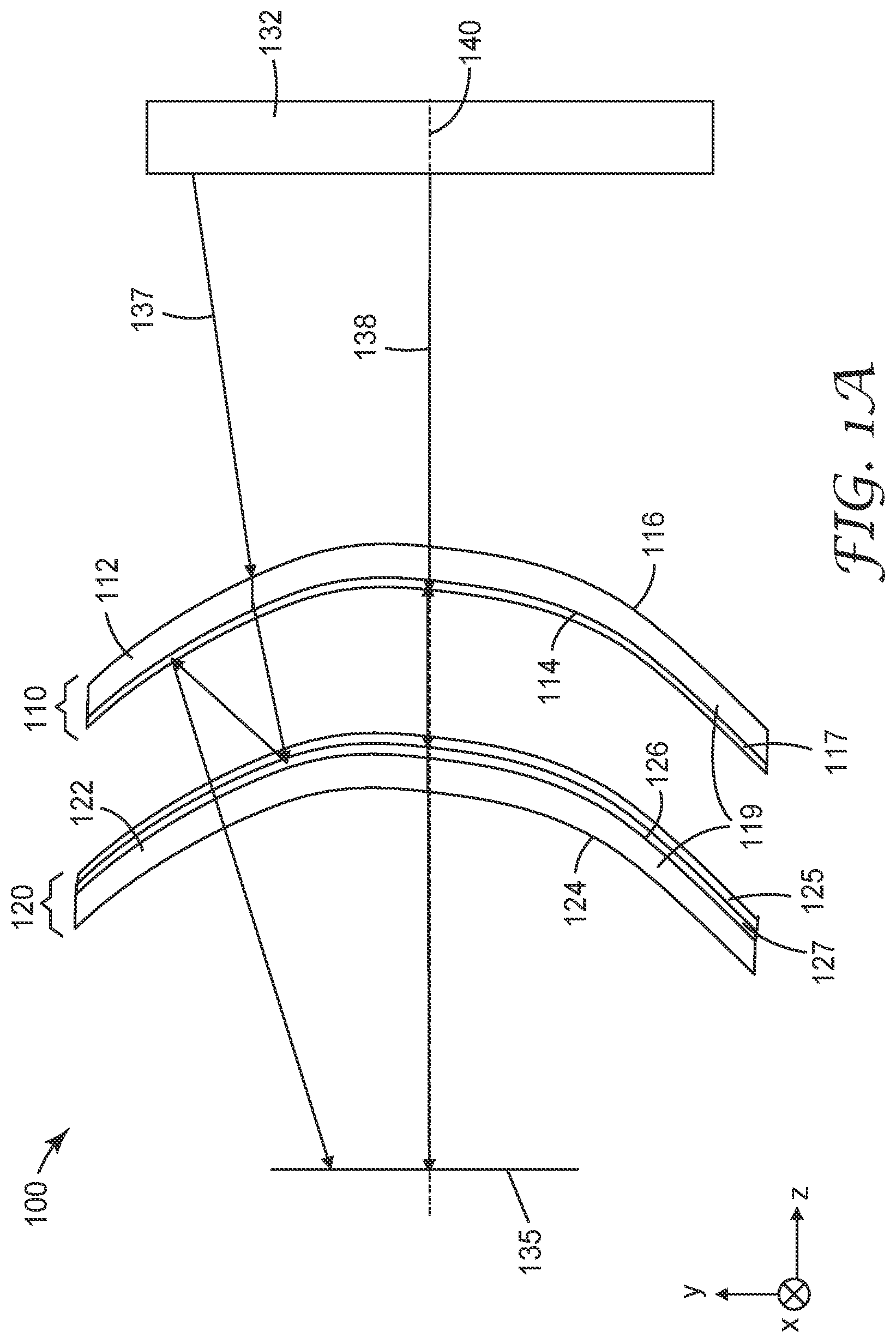 Patent US12099208 Figure 1 – Display system