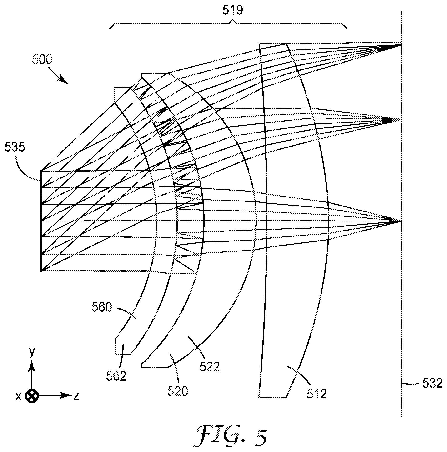 Patent US12099208 Figure 8 – Display system
