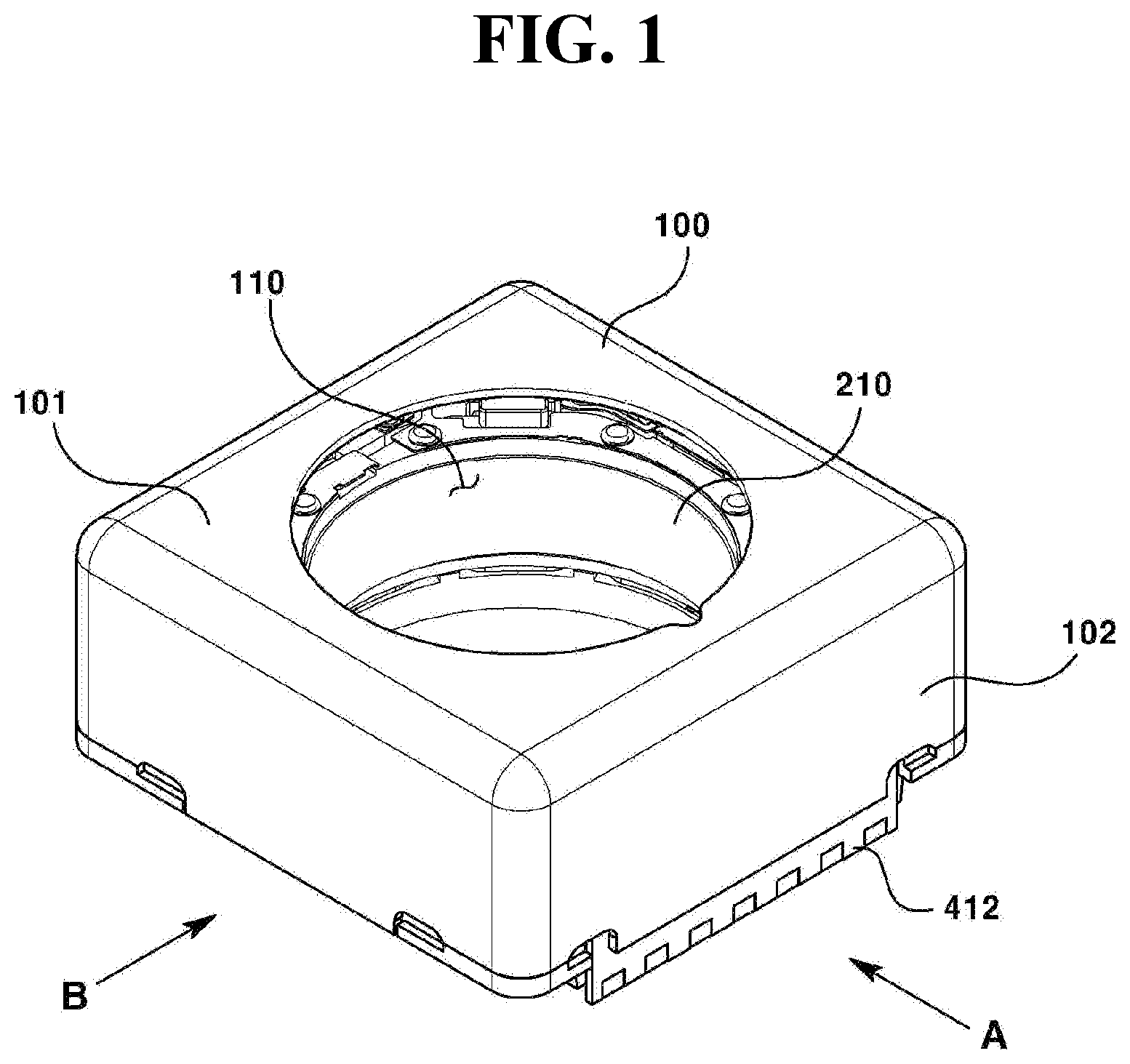 Patent US12099210 Figure 1 – Lens driving device, camera module, and optical apparatus
