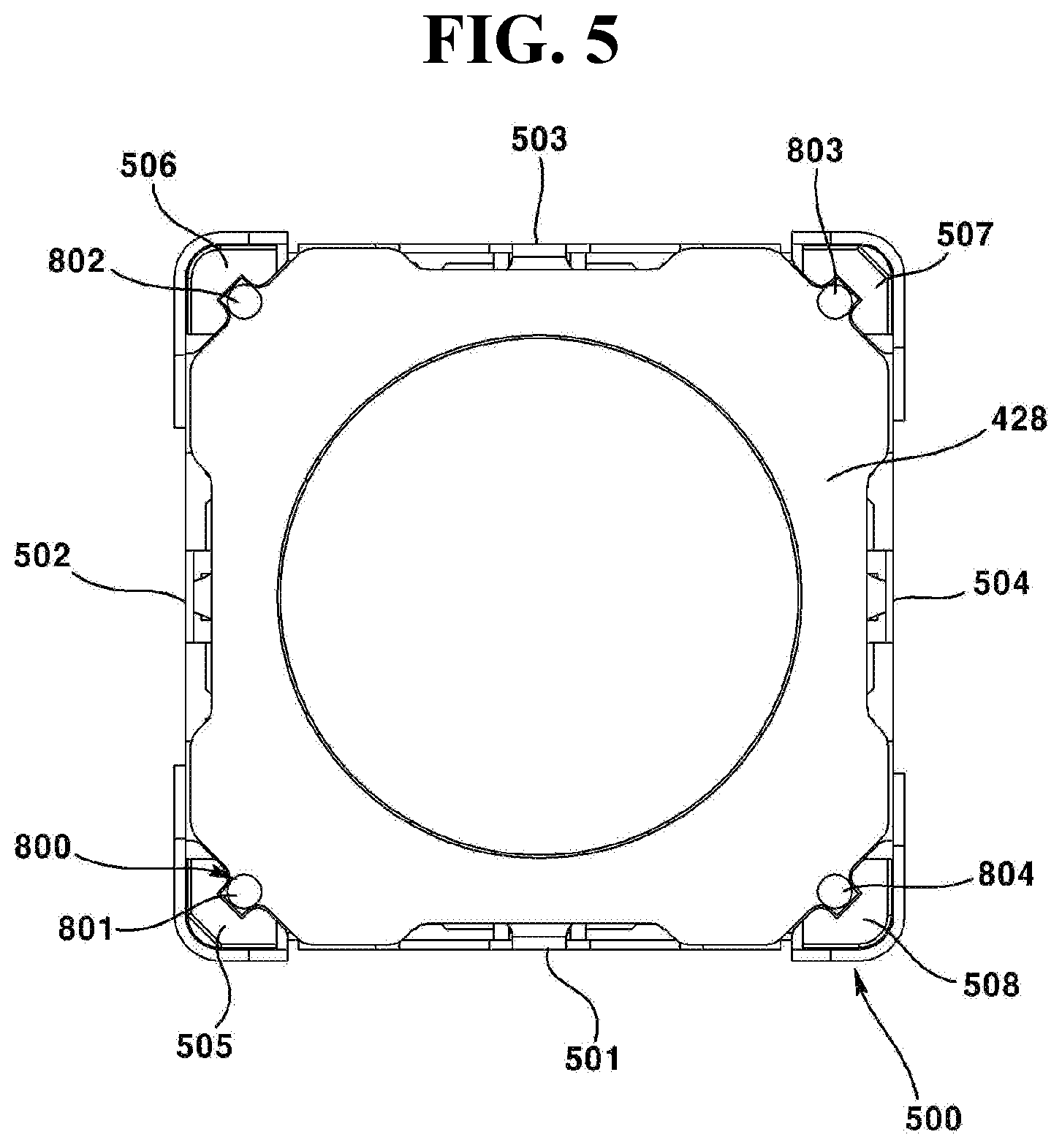 Patent US12099210 Figure 5 – Lens driving device, camera module, and optical apparatus