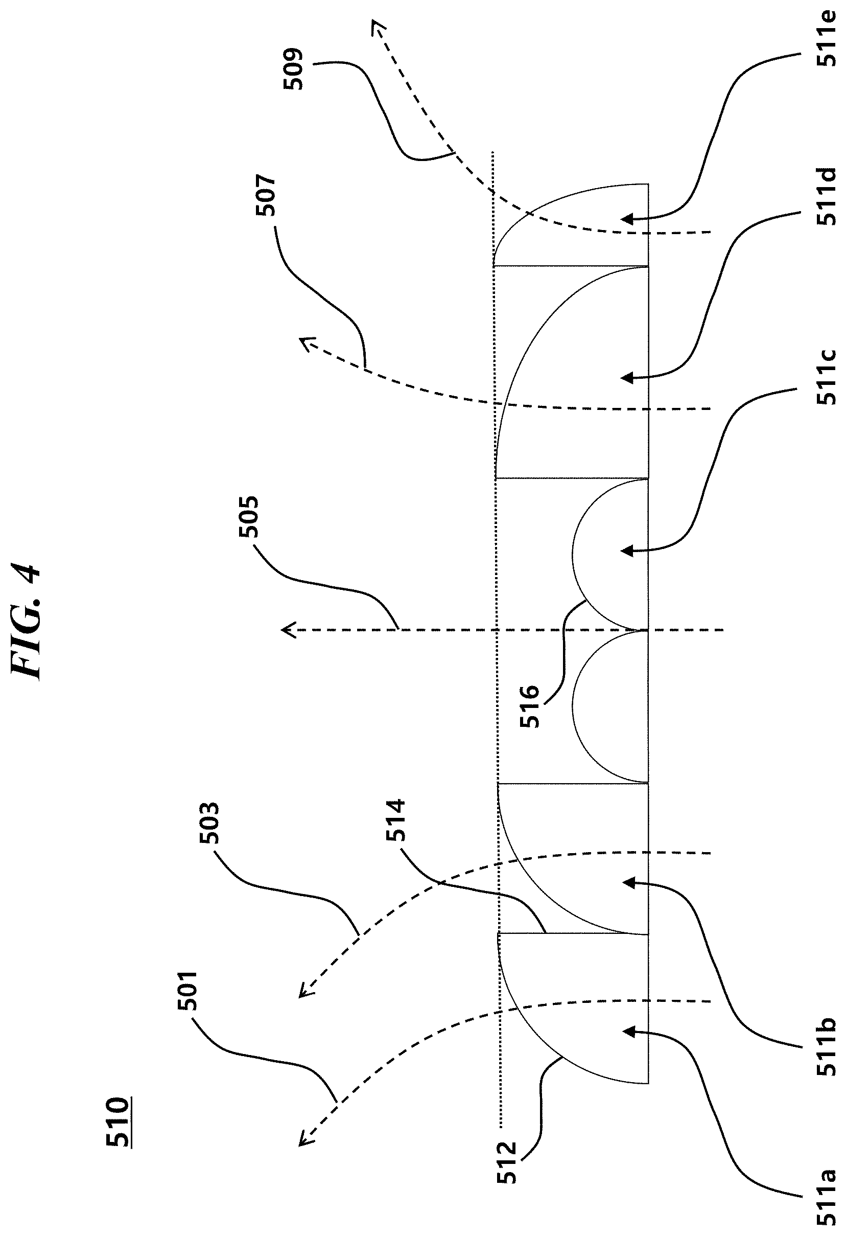 Patent US12099211 Figure 4 – Microlens array having random patterns and method for manufacturing same