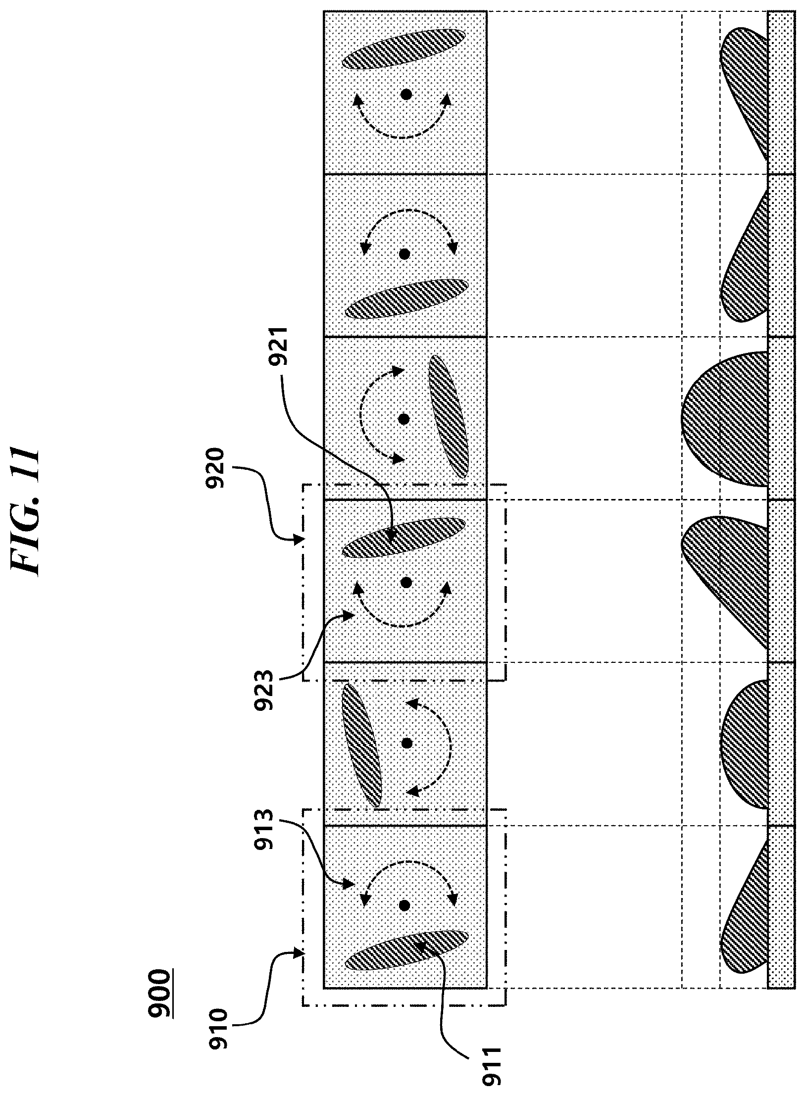 Patent US12099211 Figure 11 – Microlens array having random patterns and method for manufacturing same