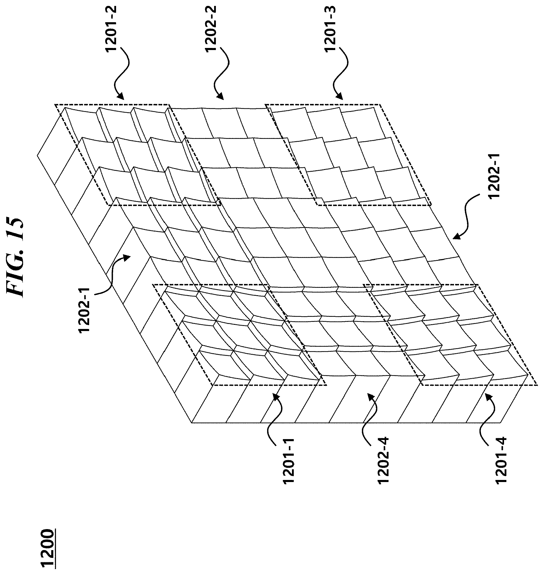 Patent US12099211 Figure 15 – Microlens array having random patterns and method for manufacturing same