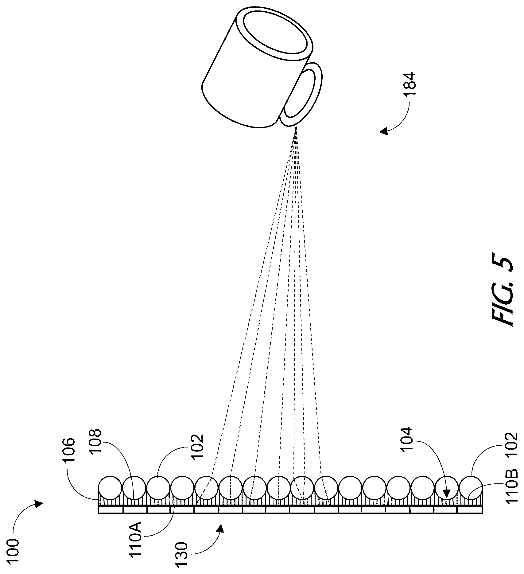 Patent US12099212 Figure 5 – Three-dimensional fiber plate display