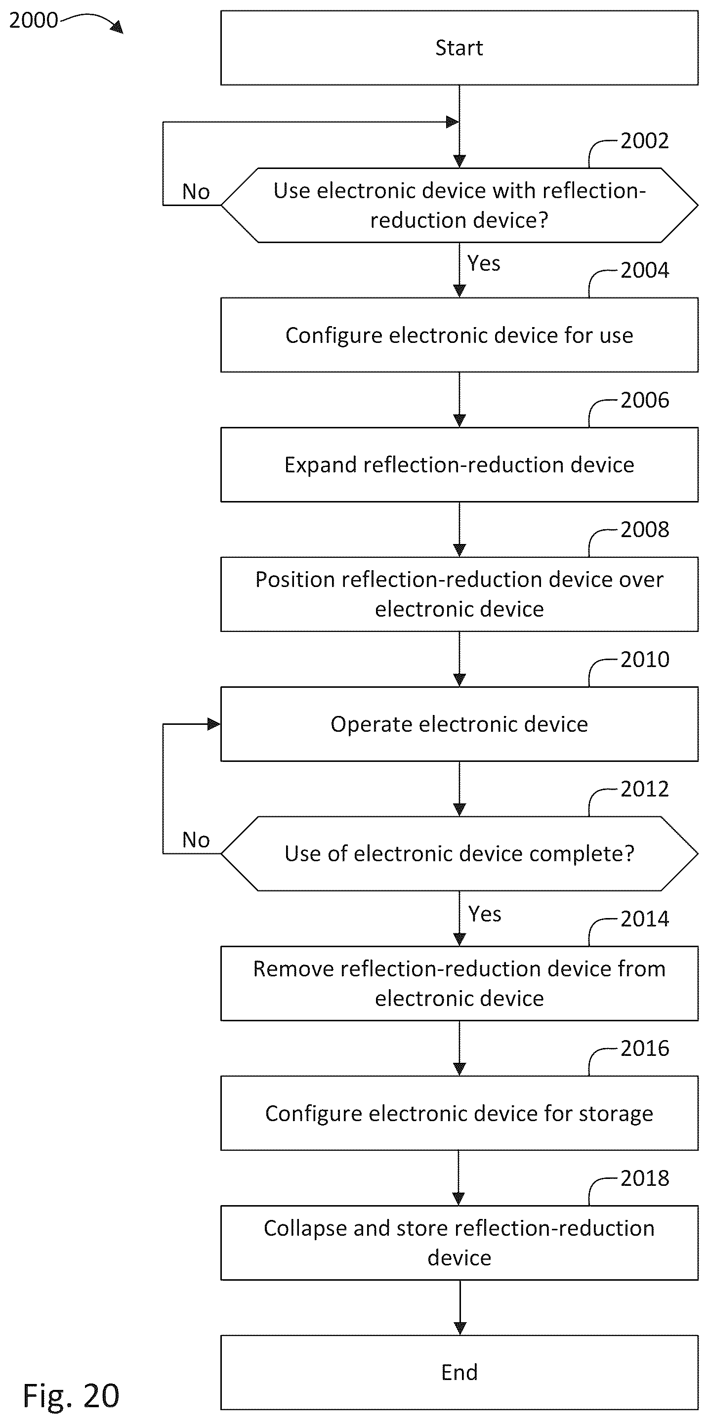Patent US12099213 Figure 20 – Device to reduce ambient light reflection