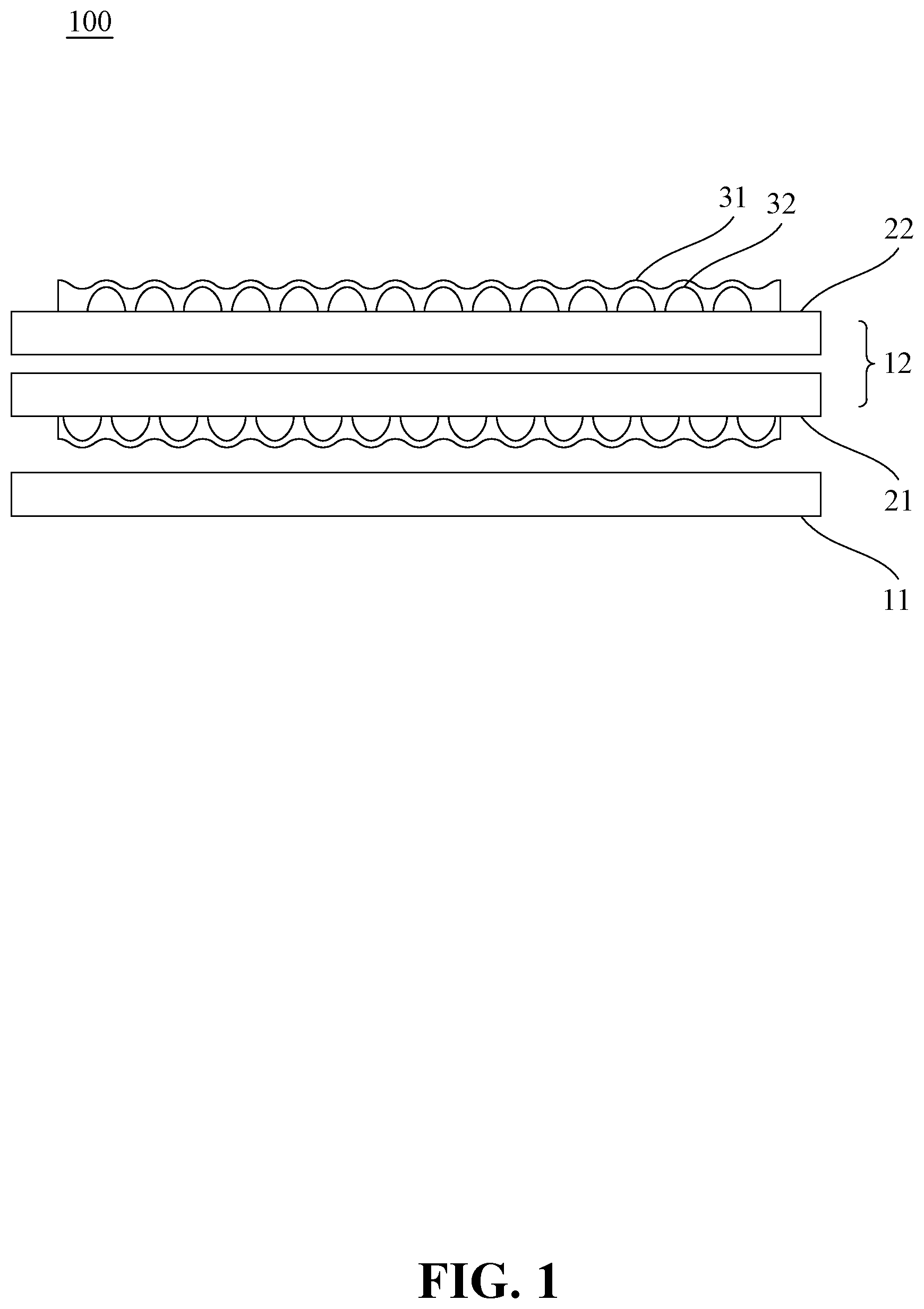 Patent US12099216 Figure 1 – Surface light source projection device
