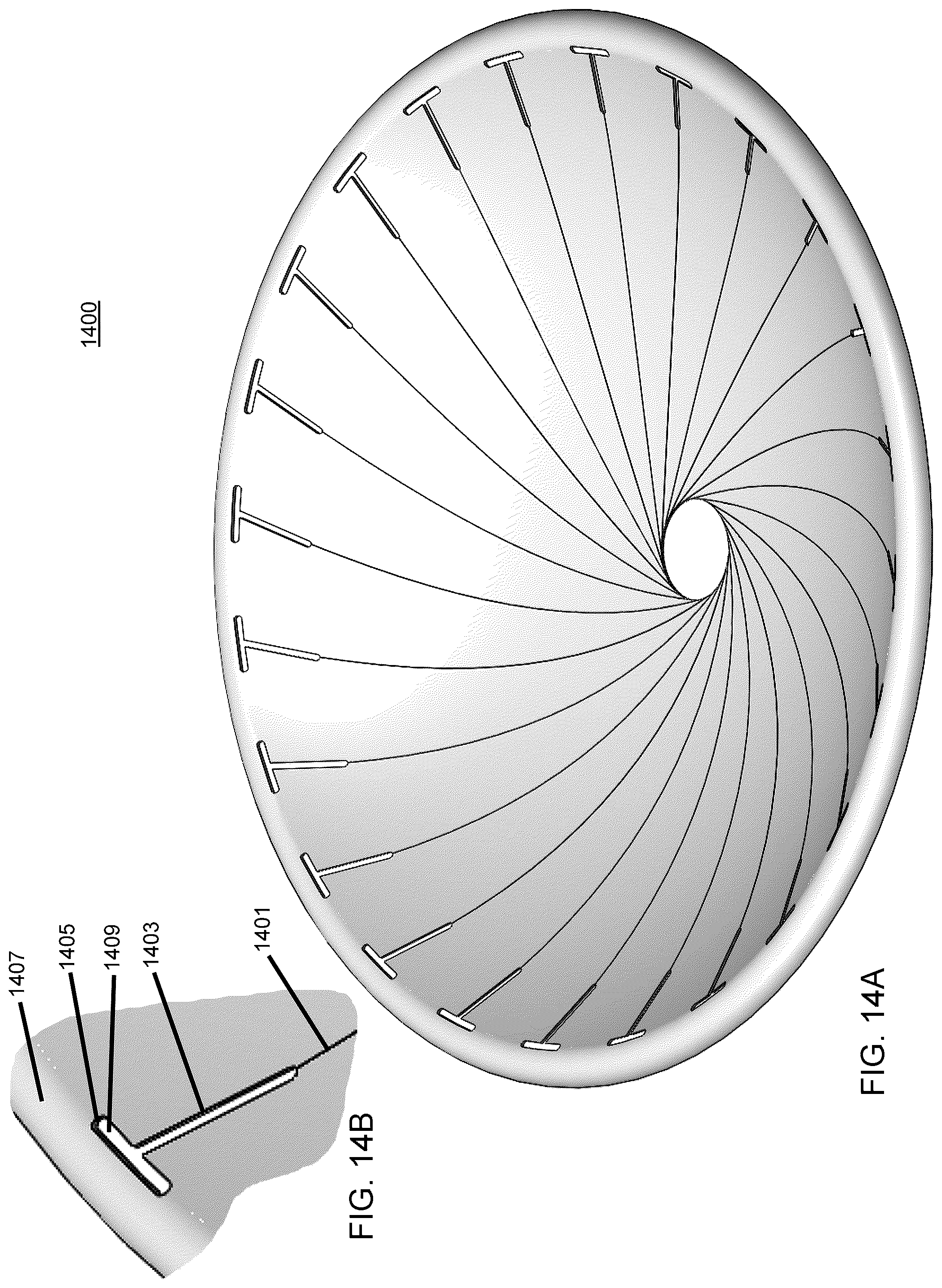 Patent US12099219 Figure 14 – Wrinkle free foldable reflectors made with composite materials