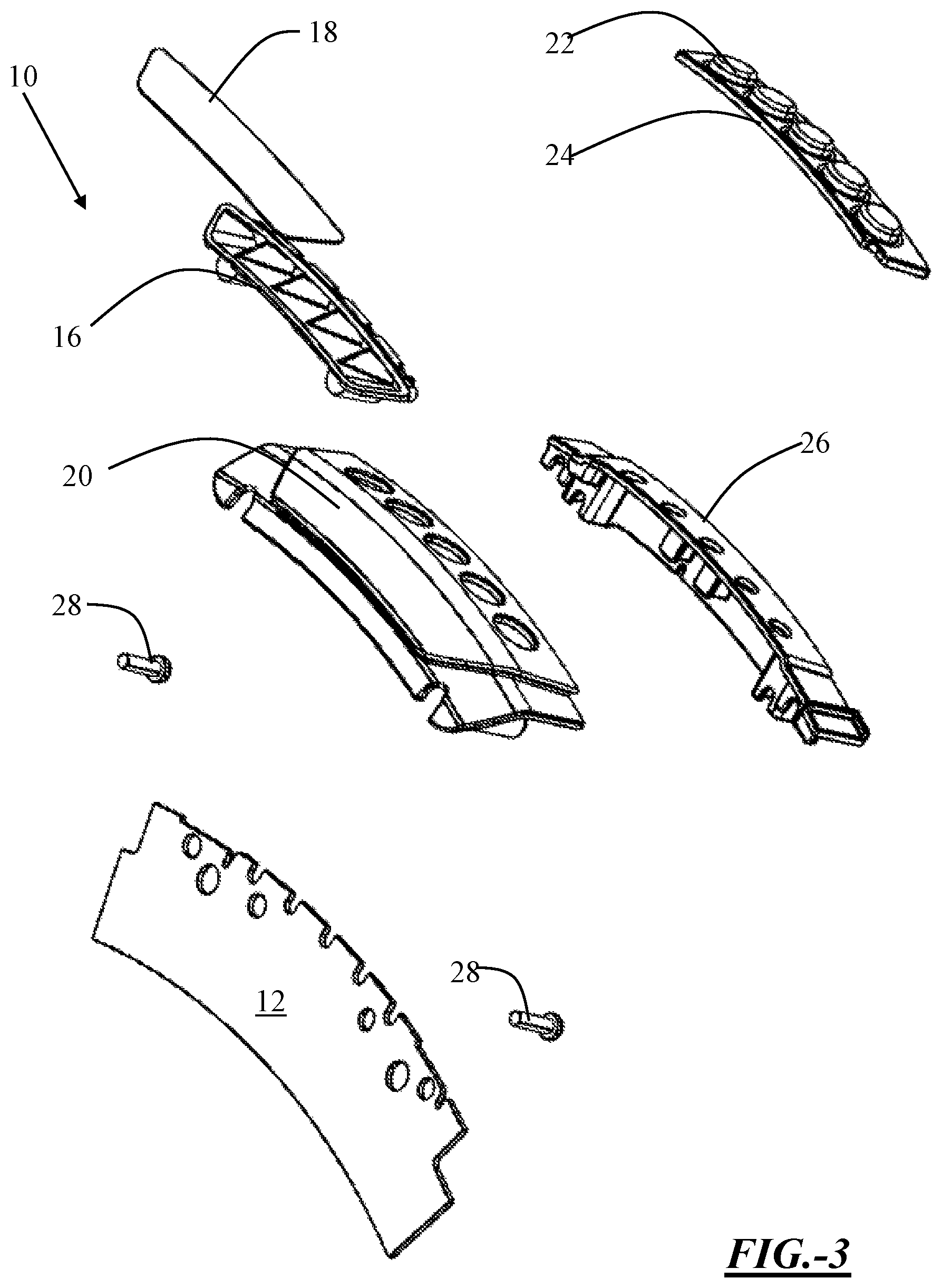 Patent US12099231 Figure 3 – User interface with discrete lighting sections