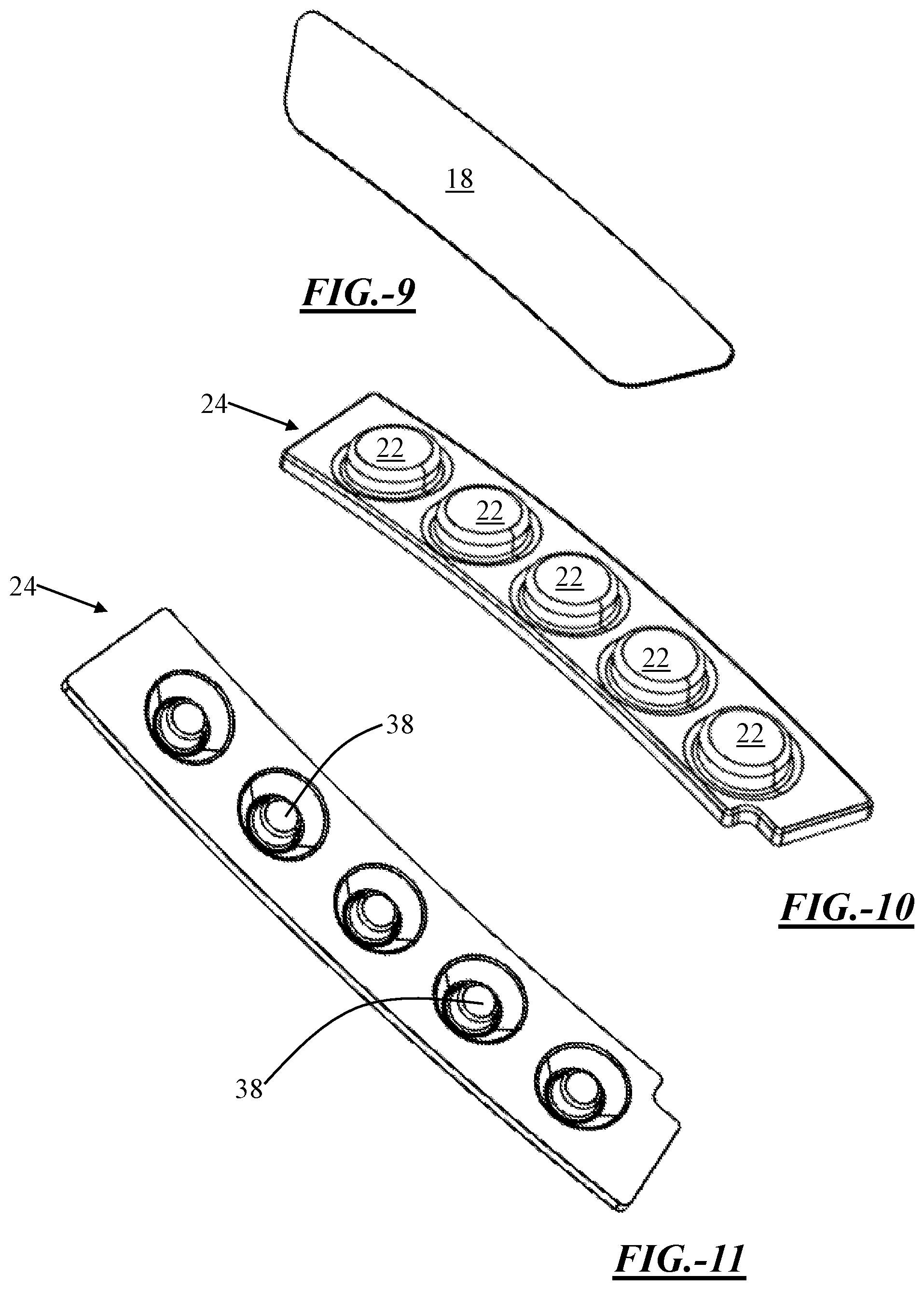 Patent US12099231 Figure 7 – User interface with discrete lighting sections