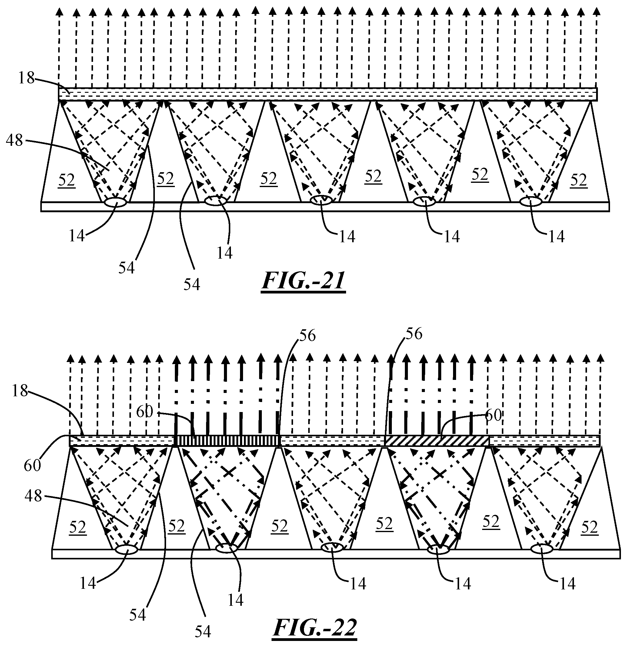 Patent US12099231 Figure 13 – User interface with discrete lighting sections