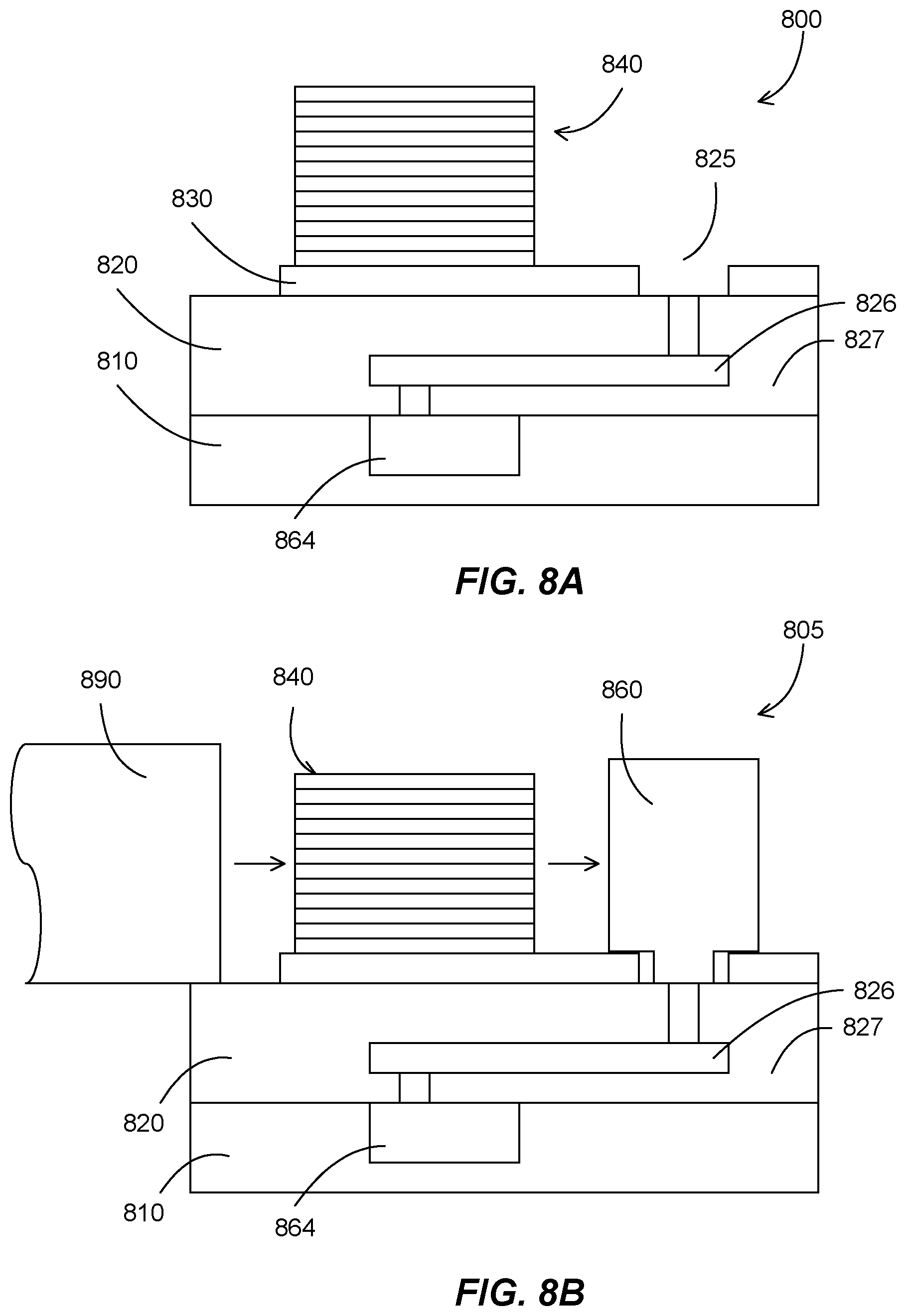 Patent US12099236 Figure 8 – Optical dielectric waveguide subassembly structures
