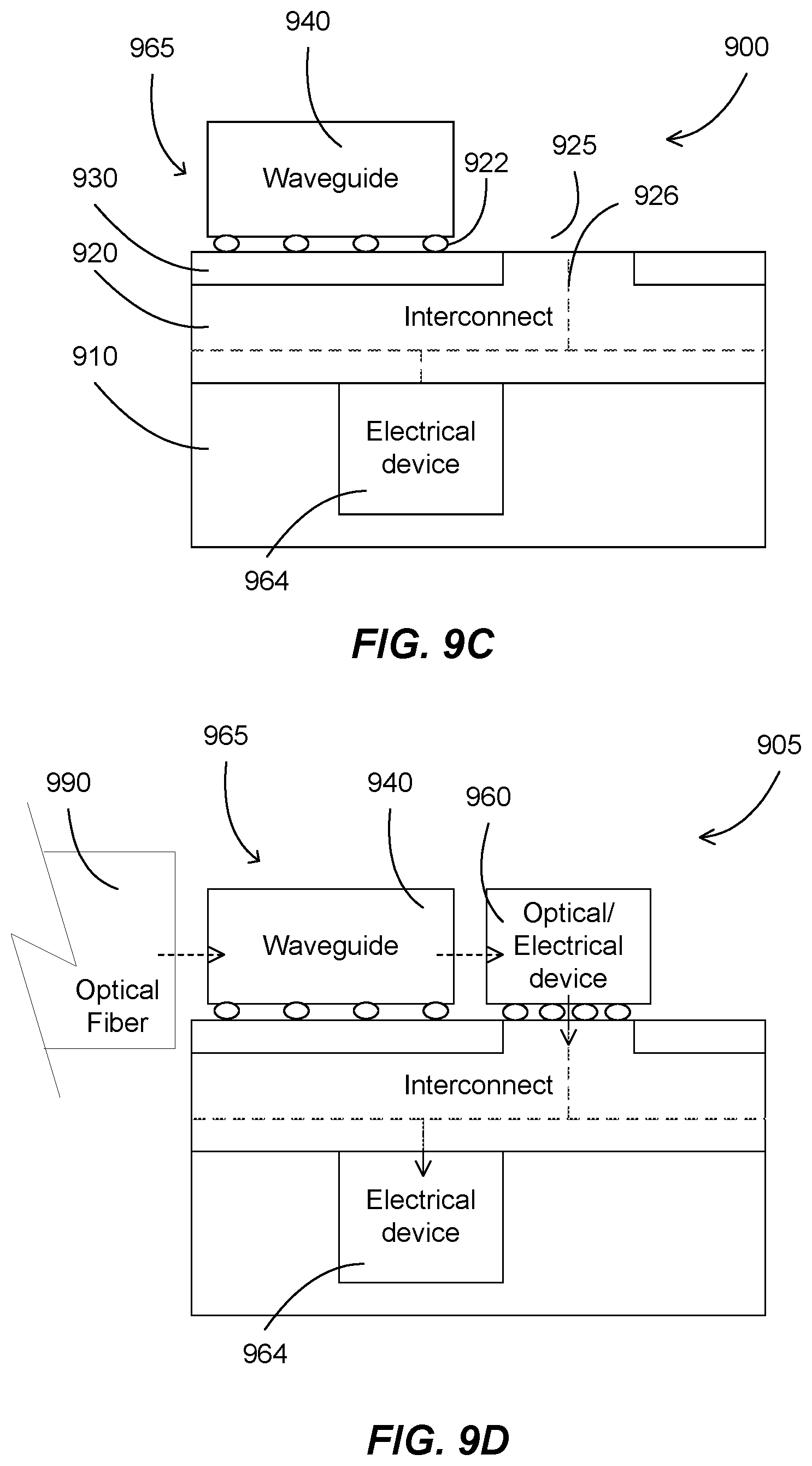 Patent US12099236 Figure 10 – Optical dielectric waveguide subassembly structures
