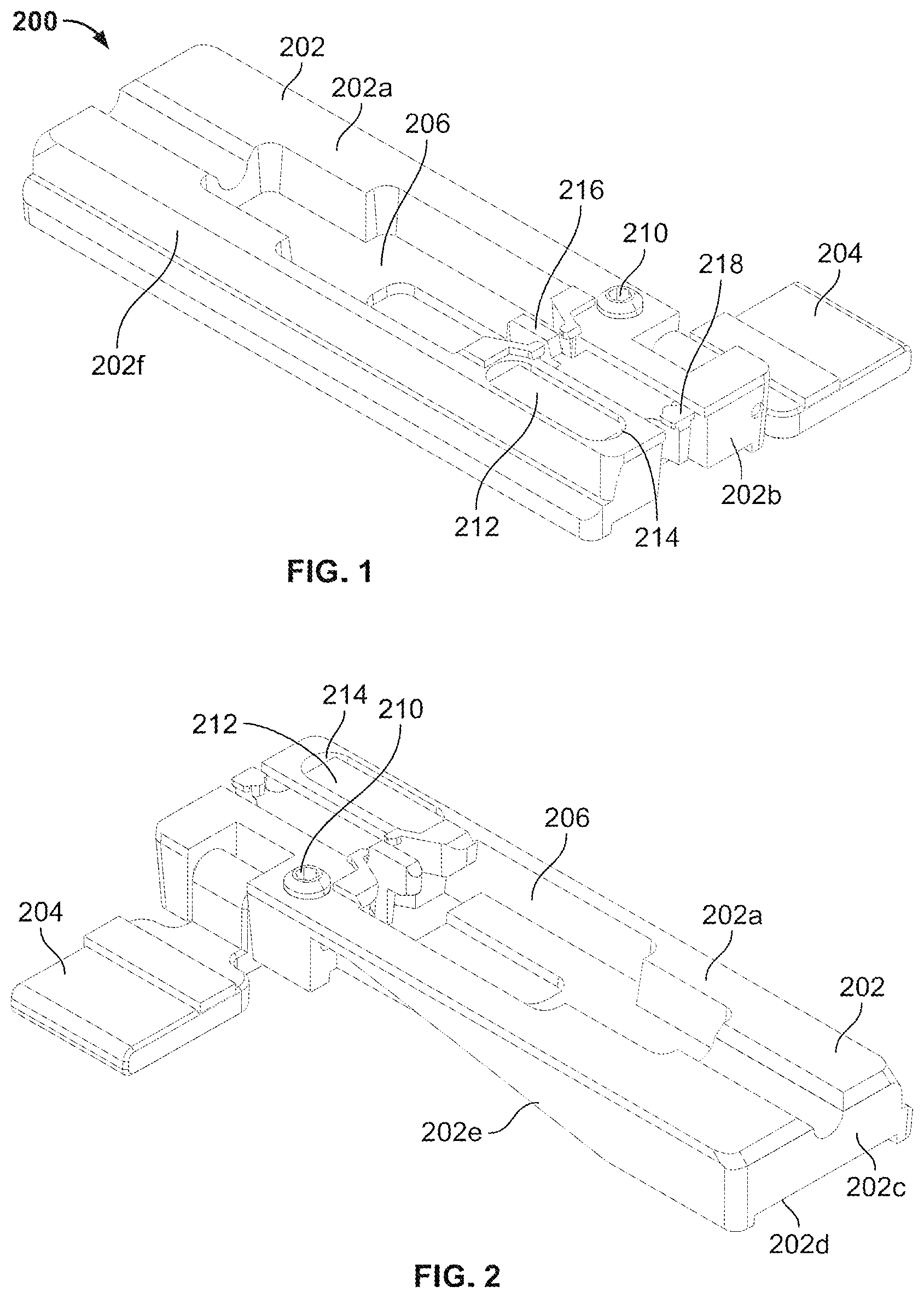 Patent US12099237 Figure 1 – Fiber optic connector