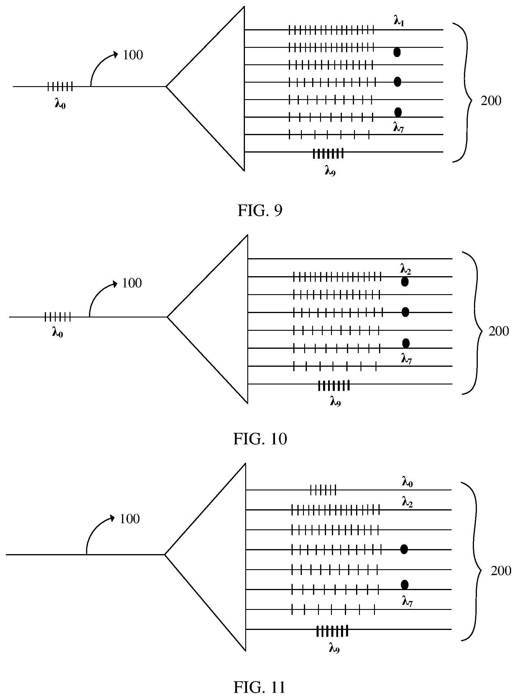 Patent US12099240 Figure 4 – Splitter, optical distribution network, and method for determining wavelength corresponding to optical filter structure