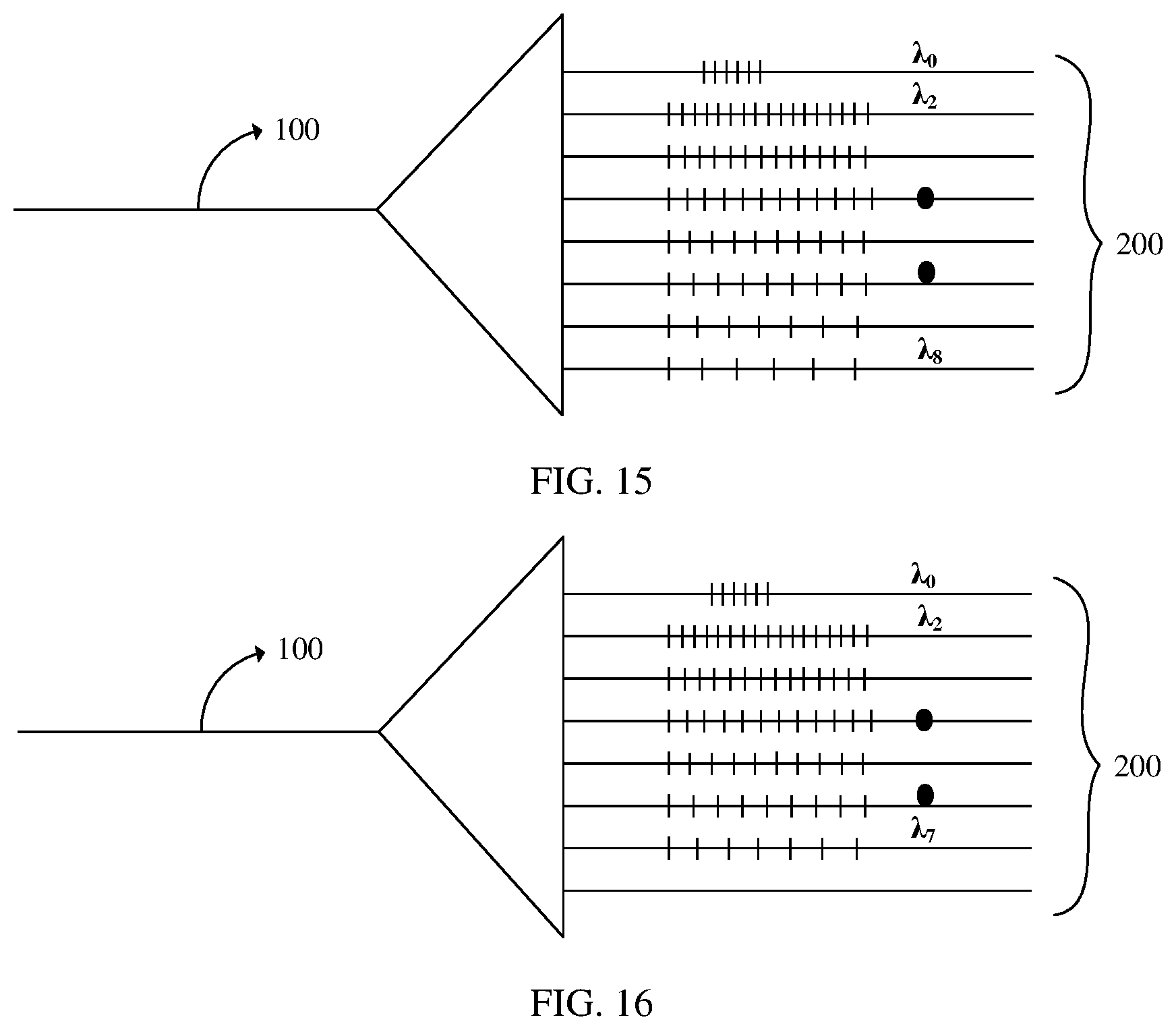 Patent US12099240 Figure 6 – Splitter, optical distribution network, and method for determining wavelength corresponding to optical filter structure