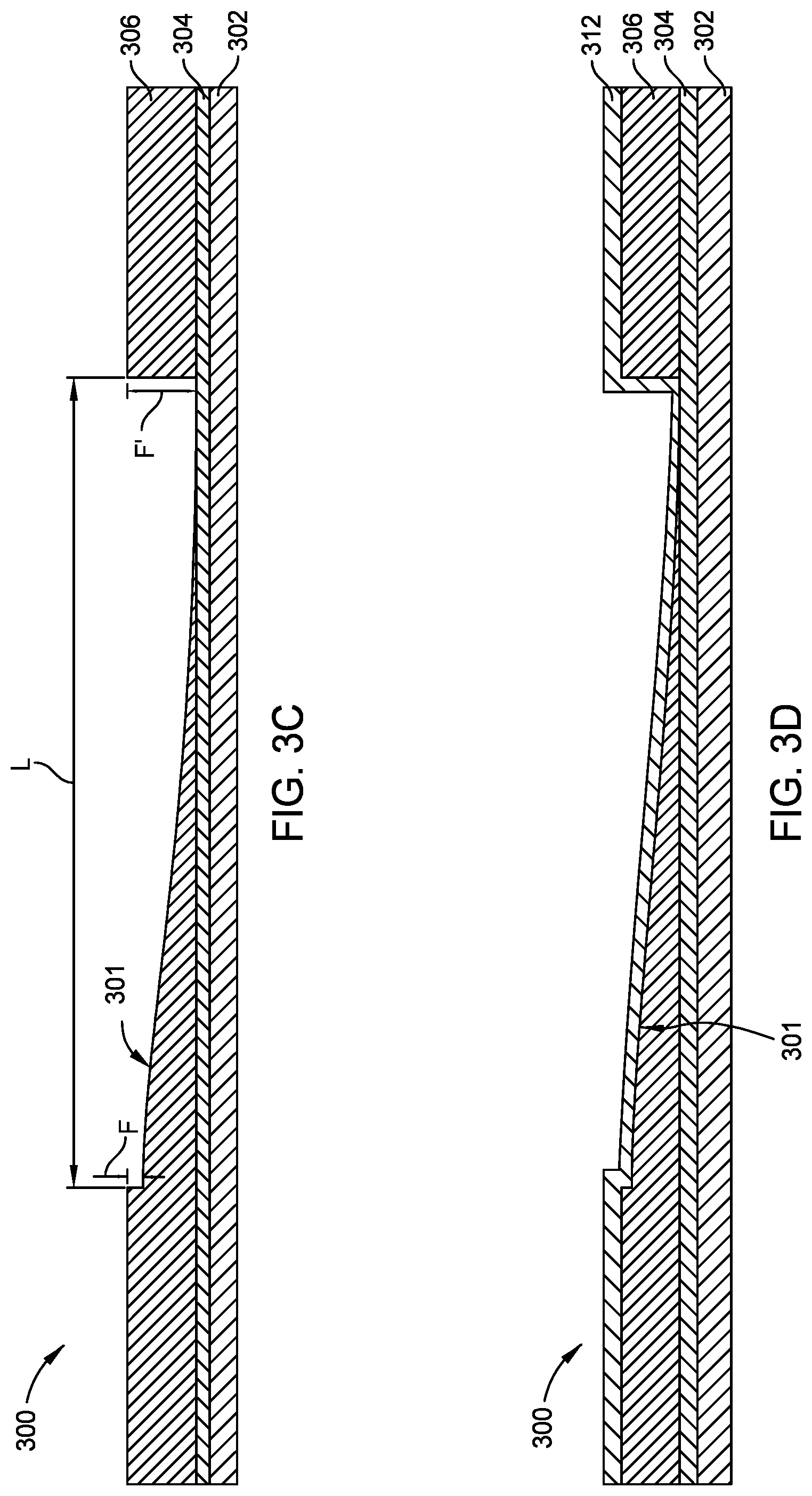 Patent US12099241 Figure 4 – Forming variable depth structures with laser ablation
