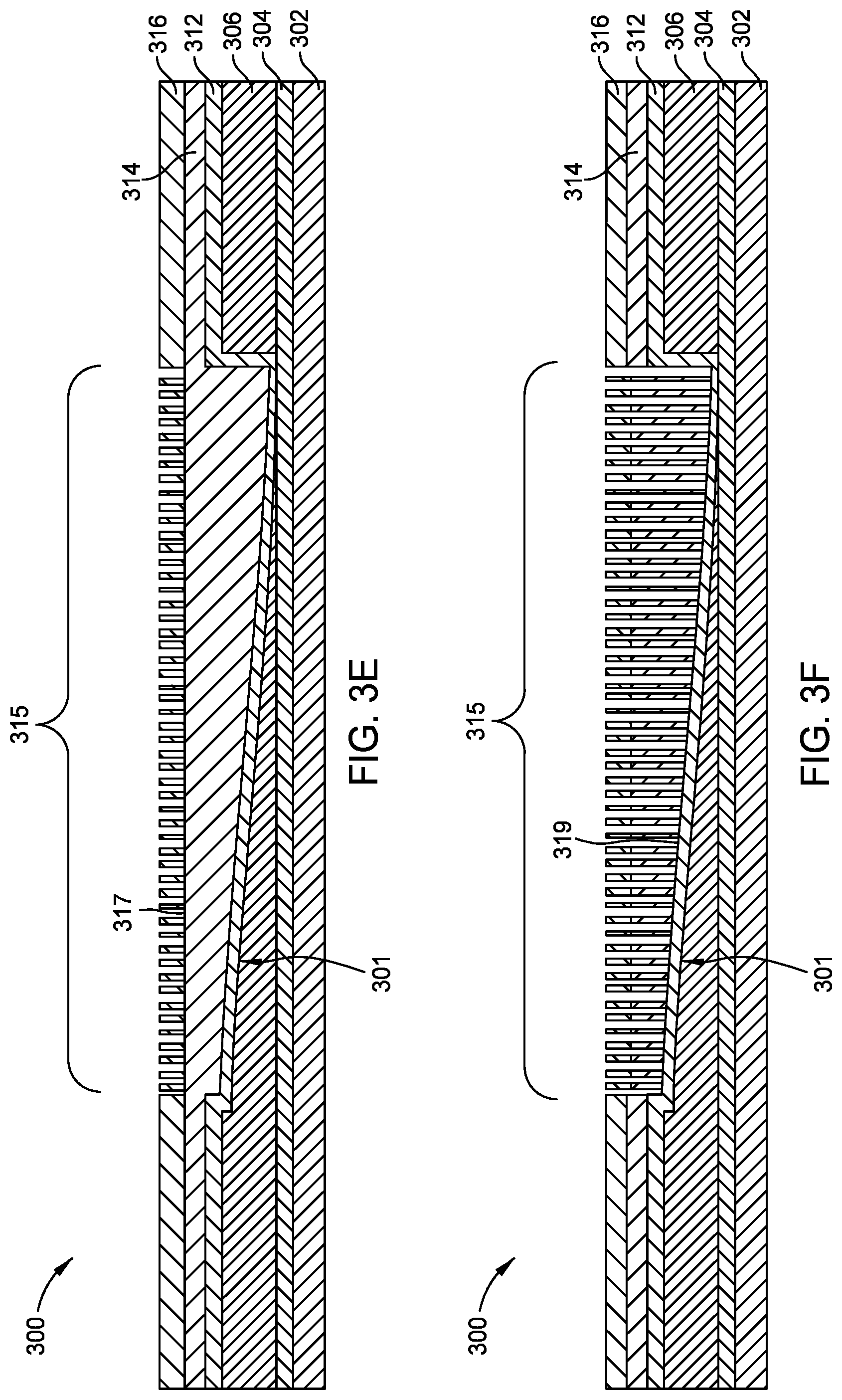 Patent US12099241 Figure 5 – Forming variable depth structures with laser ablation
