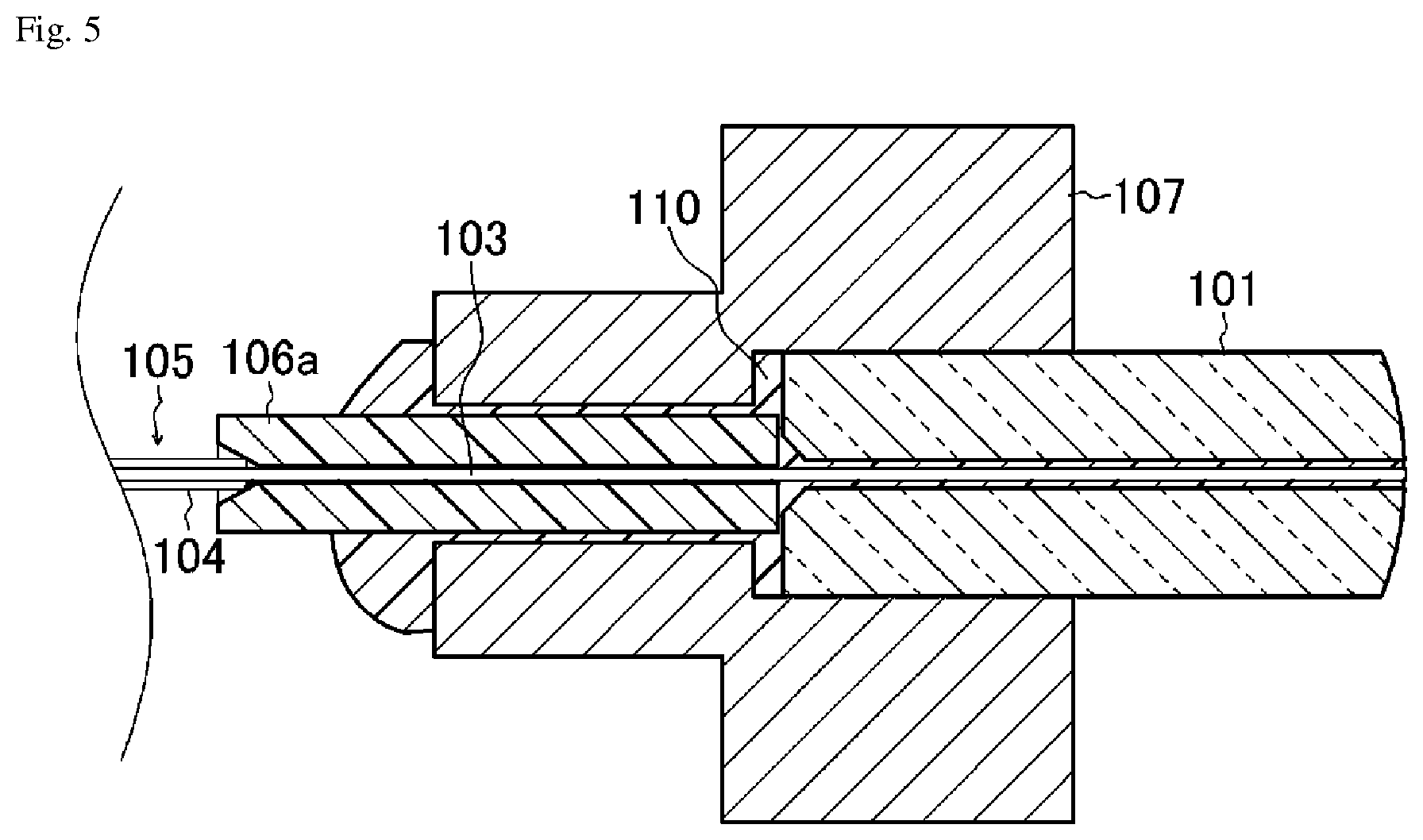 Patent US12099243 Figure 5 – Optical connector and optical connection structure