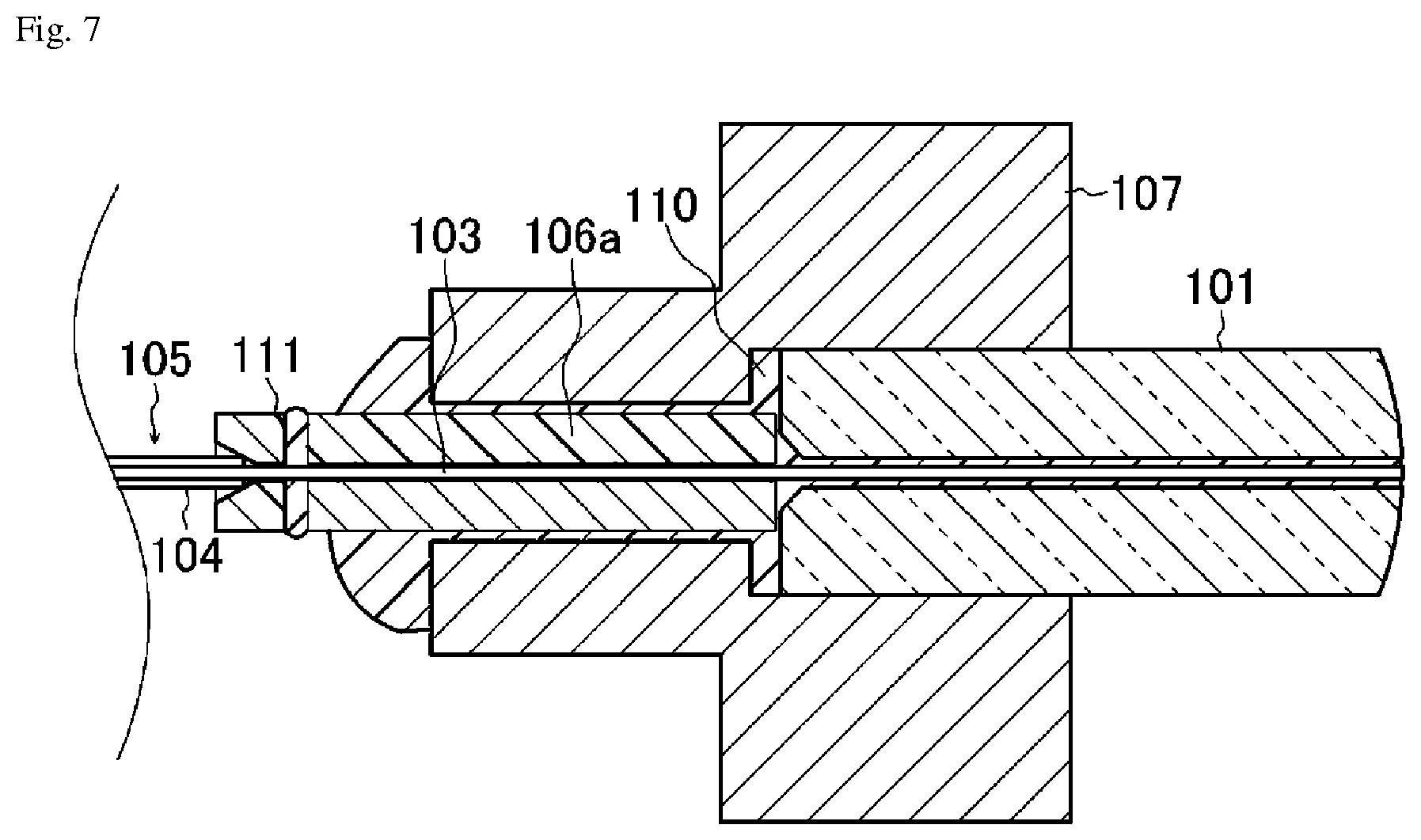 Patent US12099243 Figure 7 – Optical connector and optical connection structure