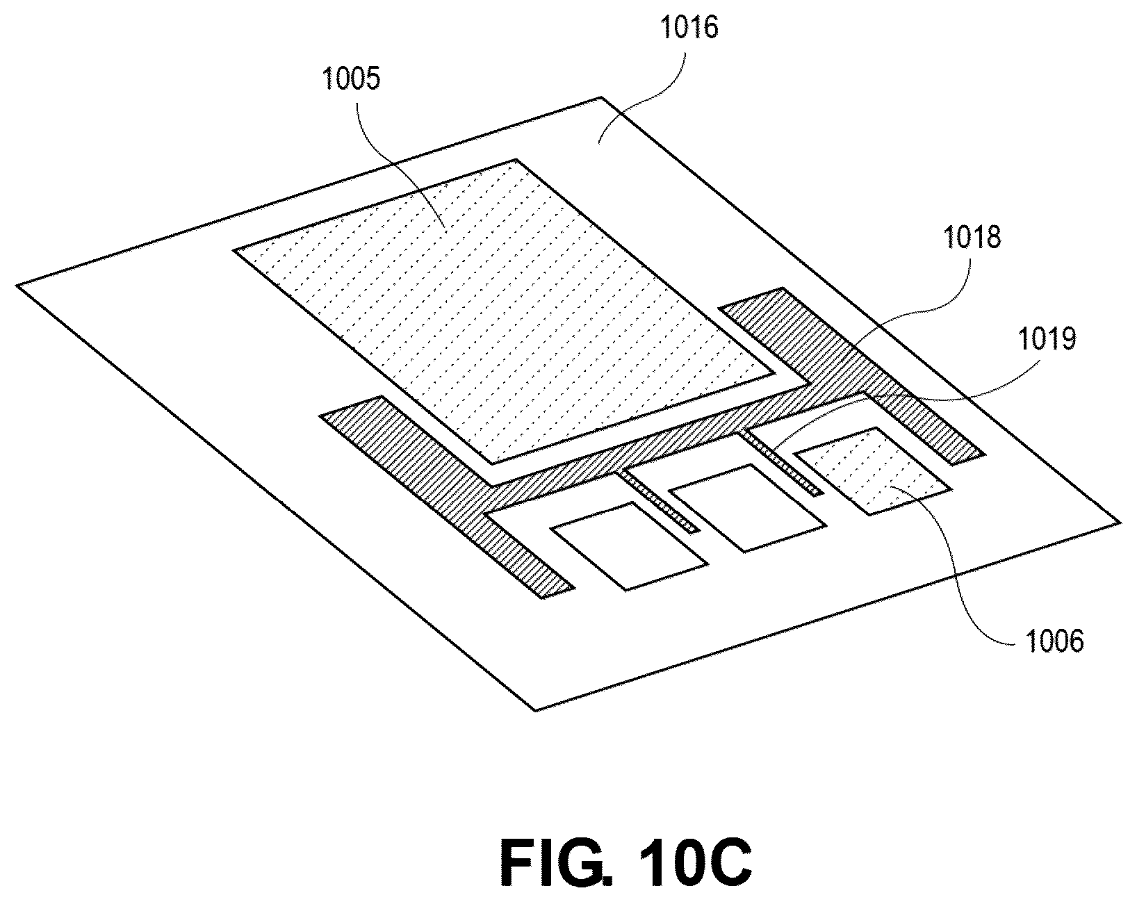 Patent US12099245 Figure 12 – Completely encapsulated optical multi chip package