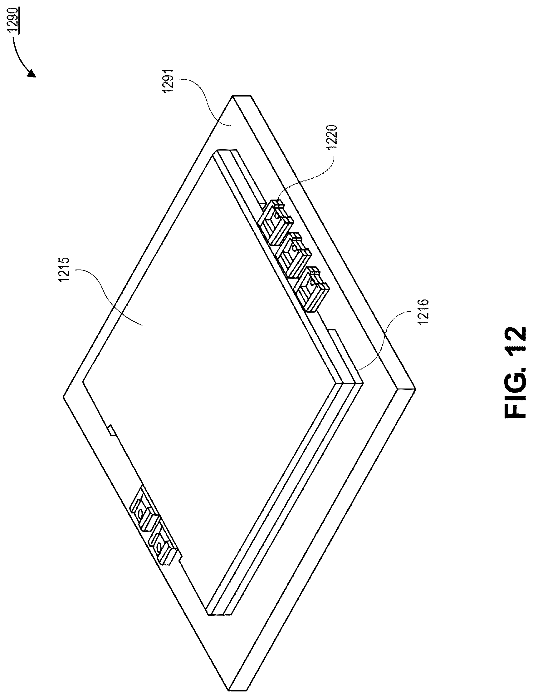 Patent US12099245 Figure 17 – Completely encapsulated optical multi chip package