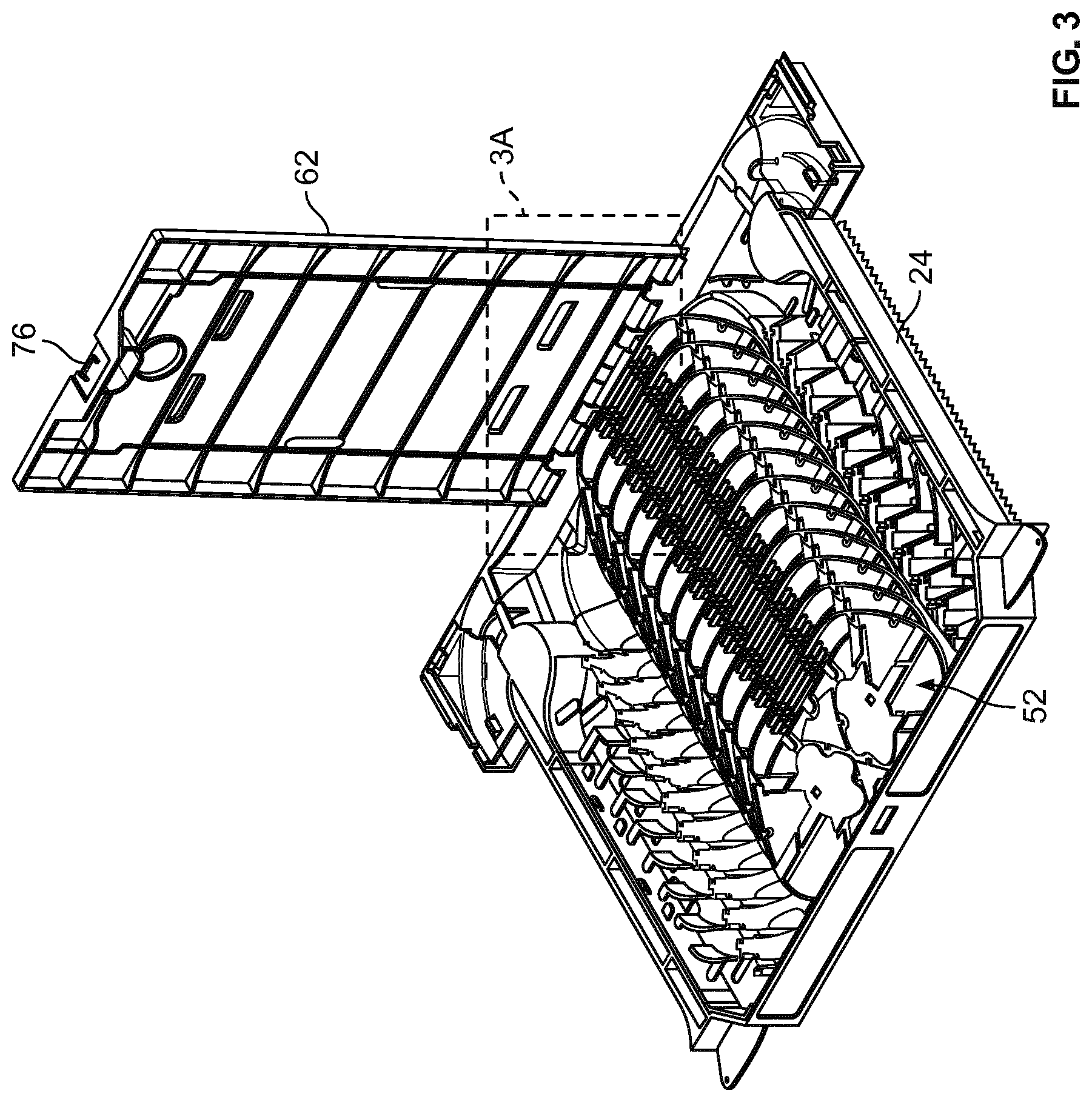 Patent US12099246 Figure 3 – Telecommunications distribution elements