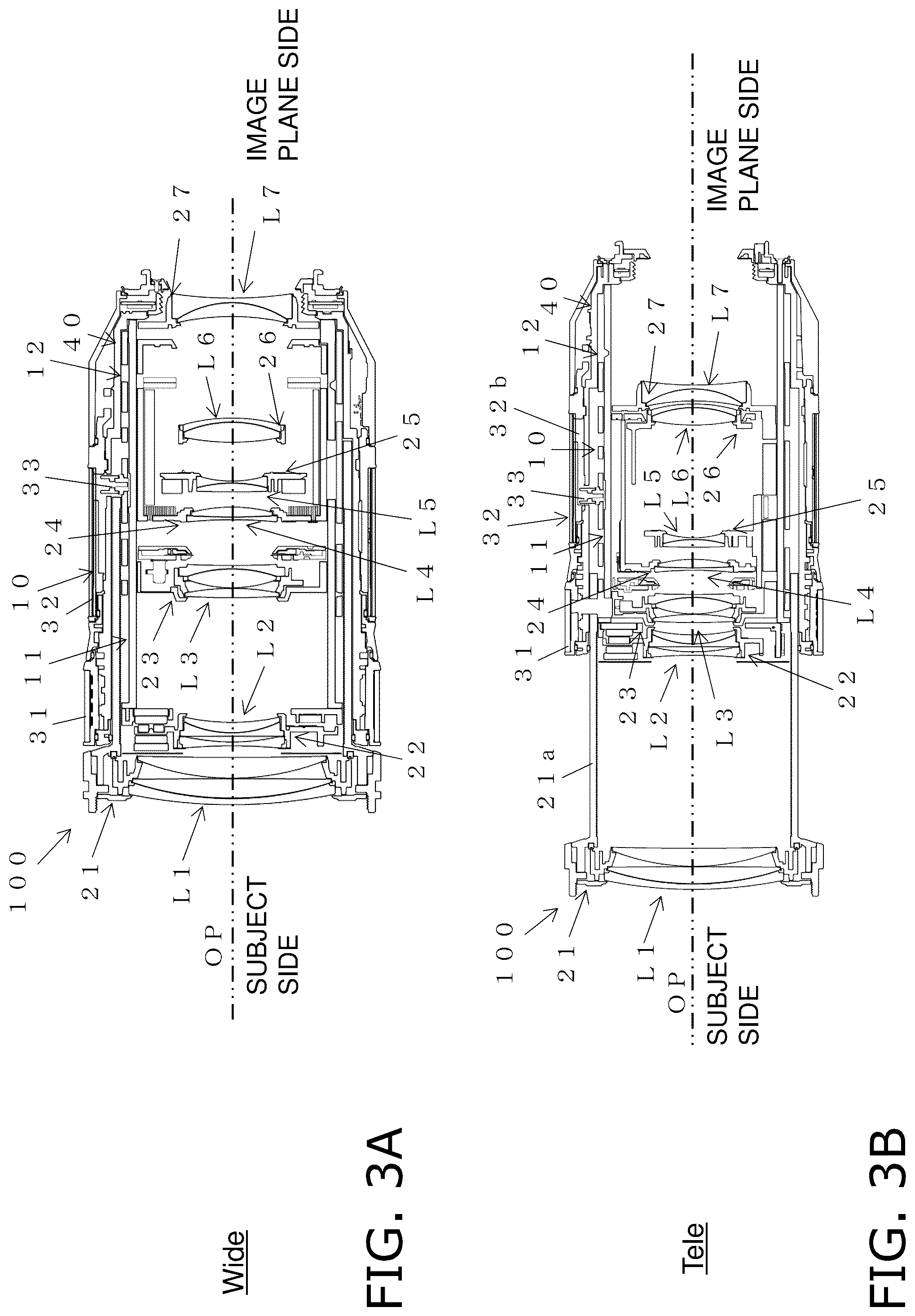 Patent US12099249 Figure 3 – Lens support mechanism, and lens barrel and camera provided with the lens support mechanism