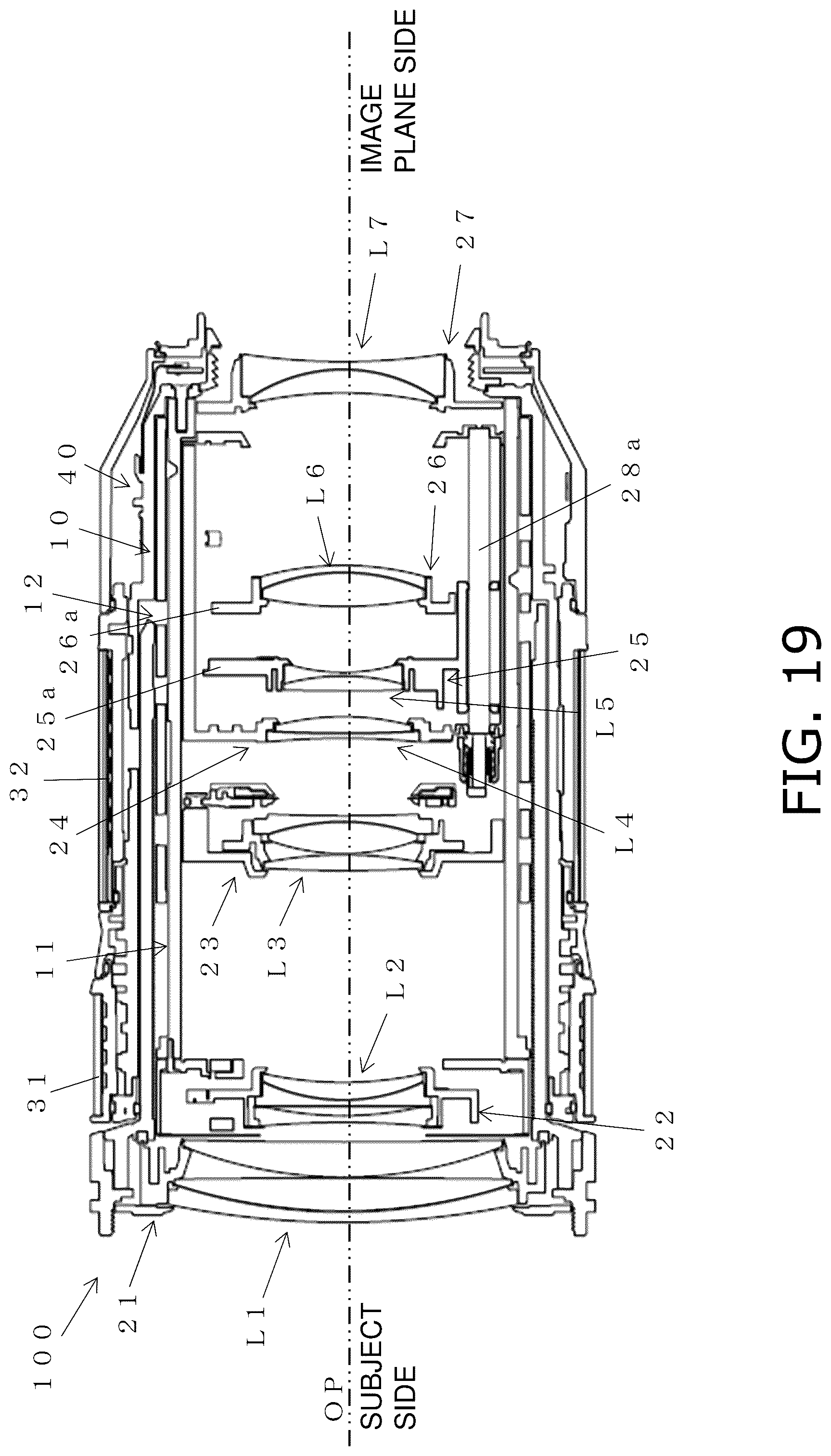 Patent US12099249 Figure 19 – Lens support mechanism, and lens barrel and camera provided with the lens support mechanism