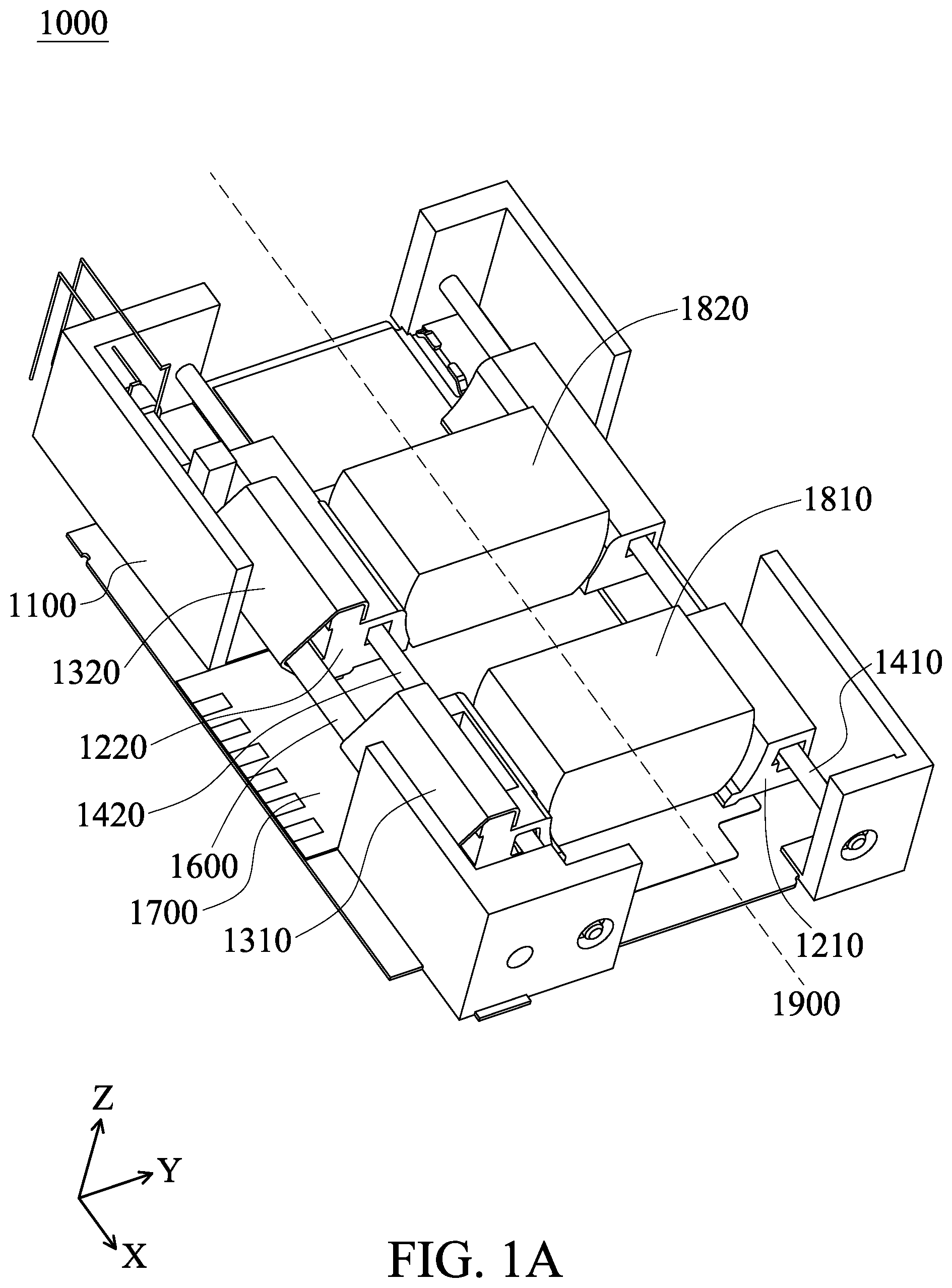 Patent US12099252 Figure 1 – Driving method for optical element driving mechanism