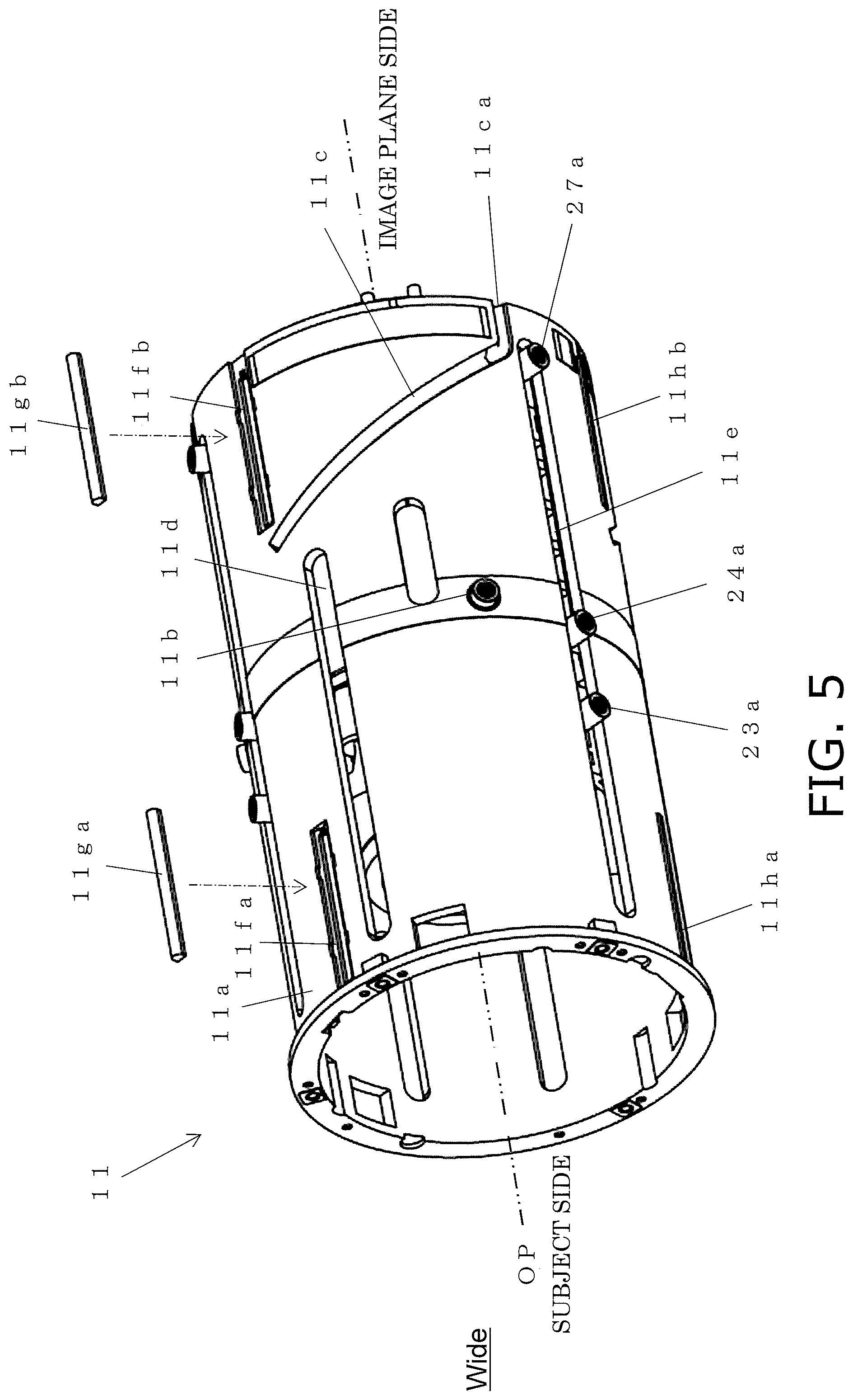 Patent US12099254 Figure 7 – Lens barrel and camera equipped with same