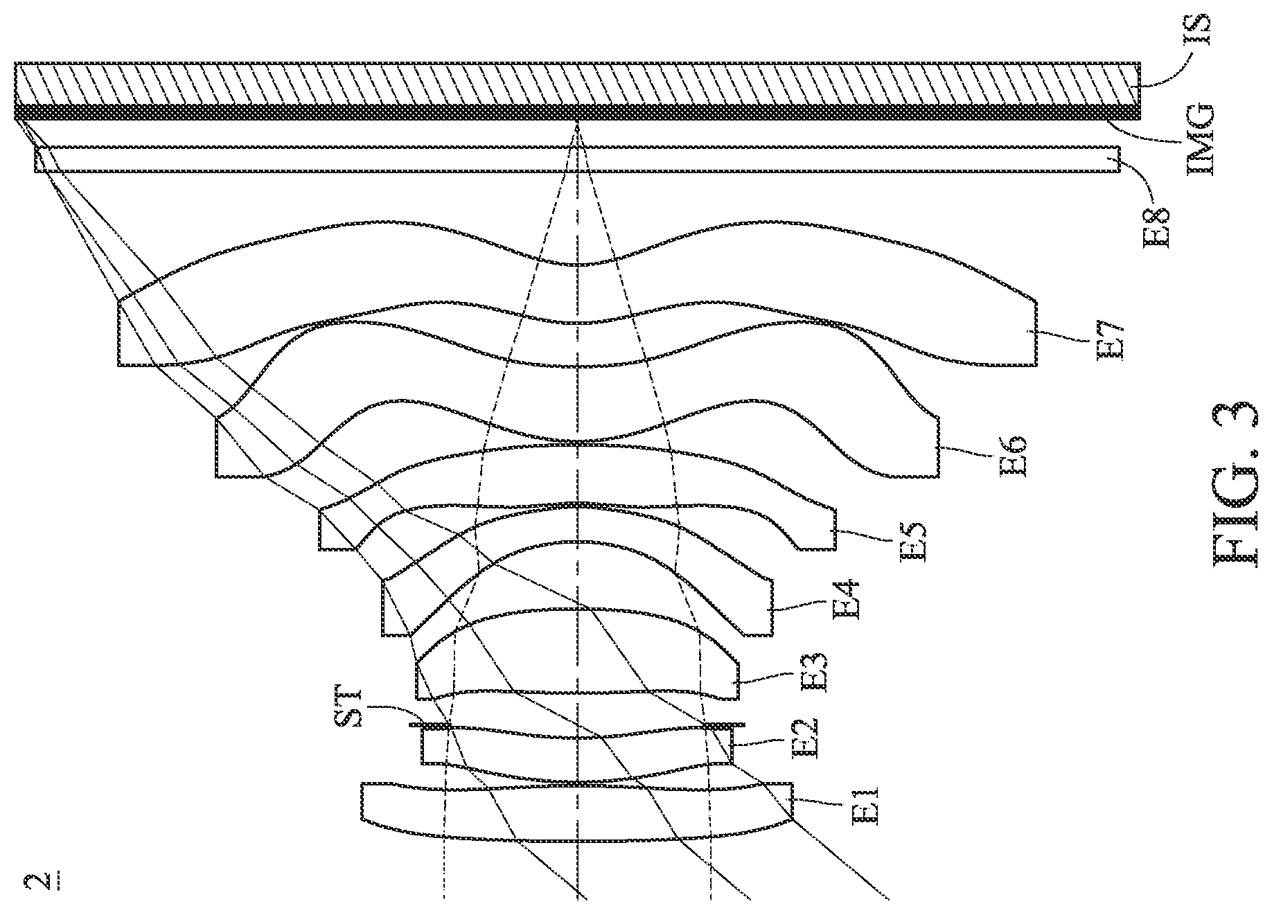 Patent US12099257 Figure 3 – Optical photographing system, image capturing unit and electronic device