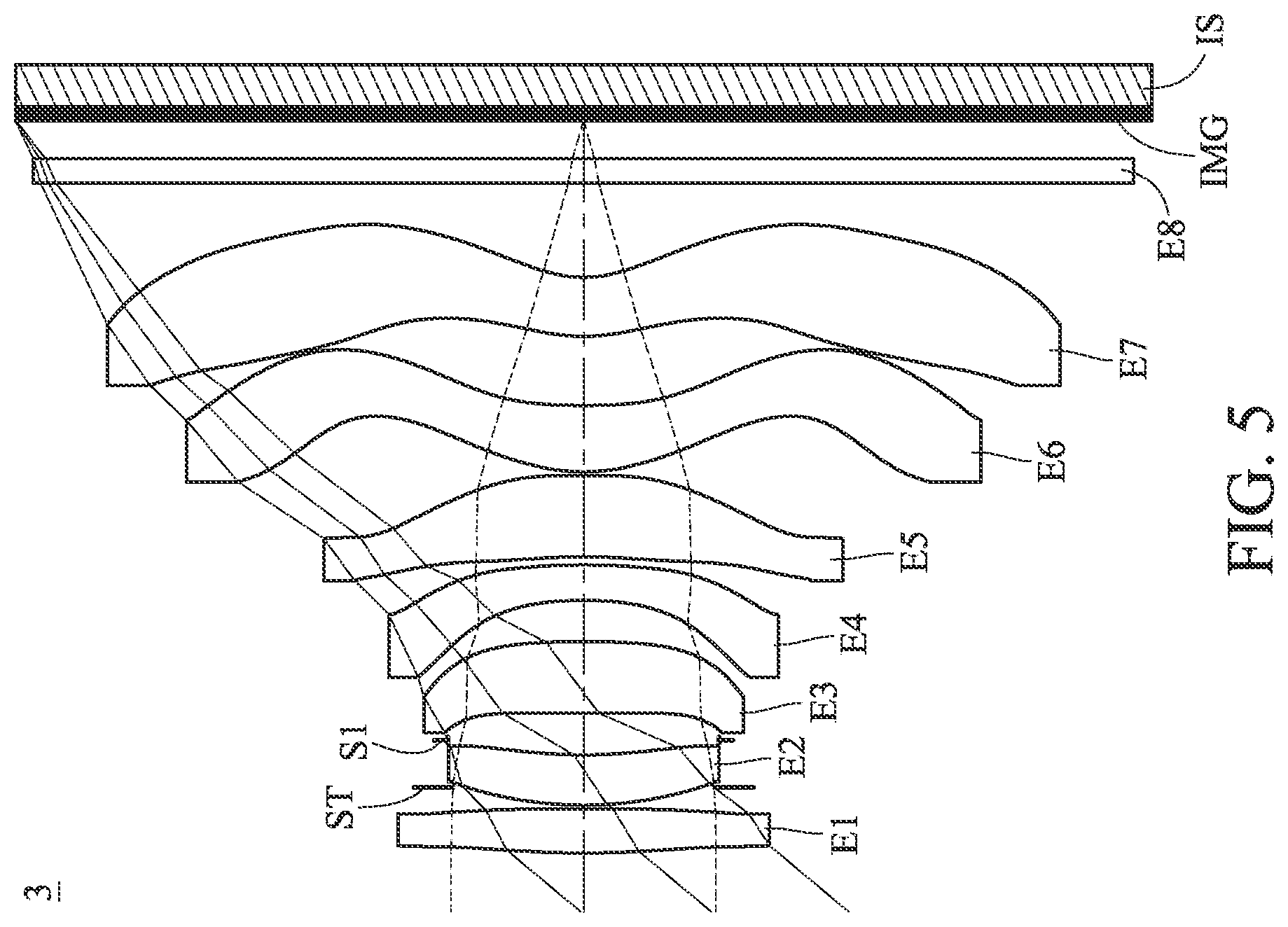 Patent US12099257 Figure 5 – Optical photographing system, image capturing unit and electronic device
