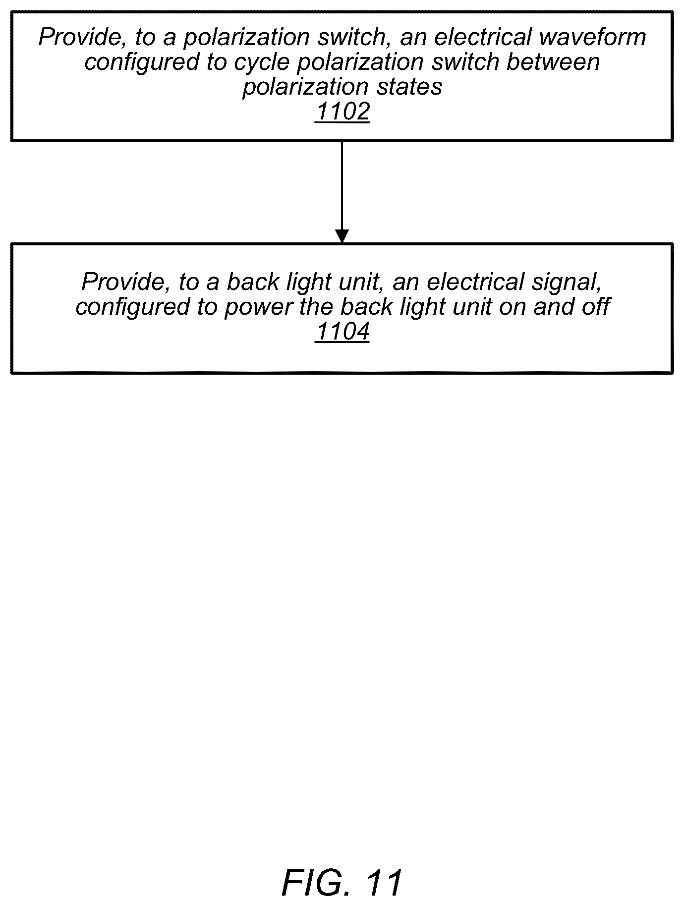 Patent US12099264 Figure 17 – Pi cell drive waveform