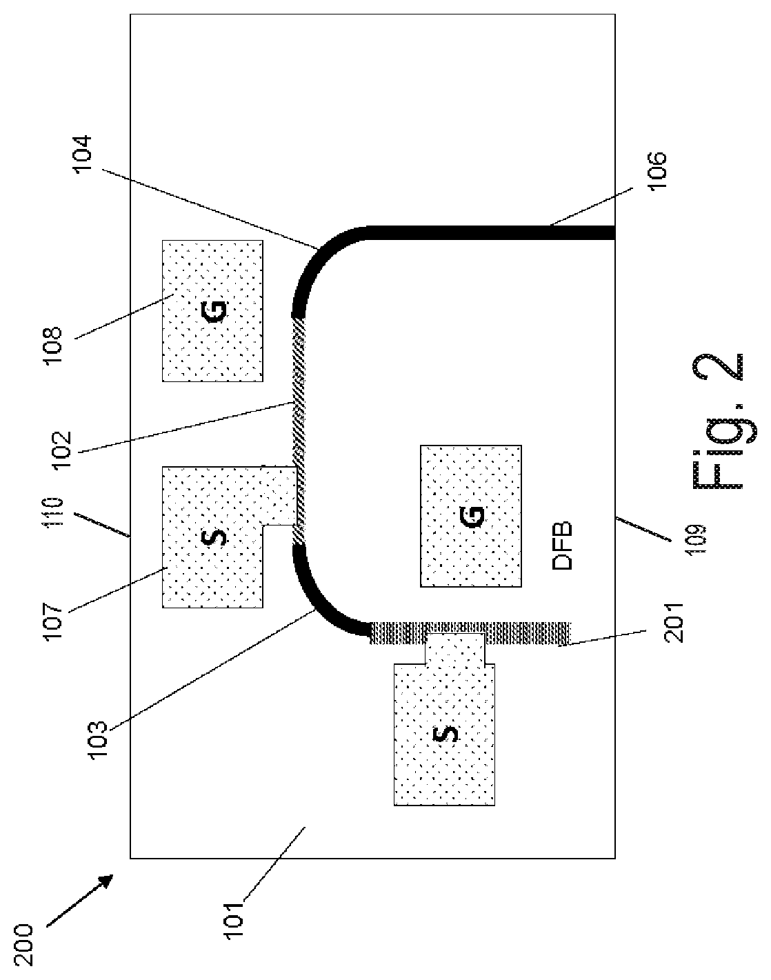 Patent US12099267 Figure 3 – Optoelectronic device and array thereof