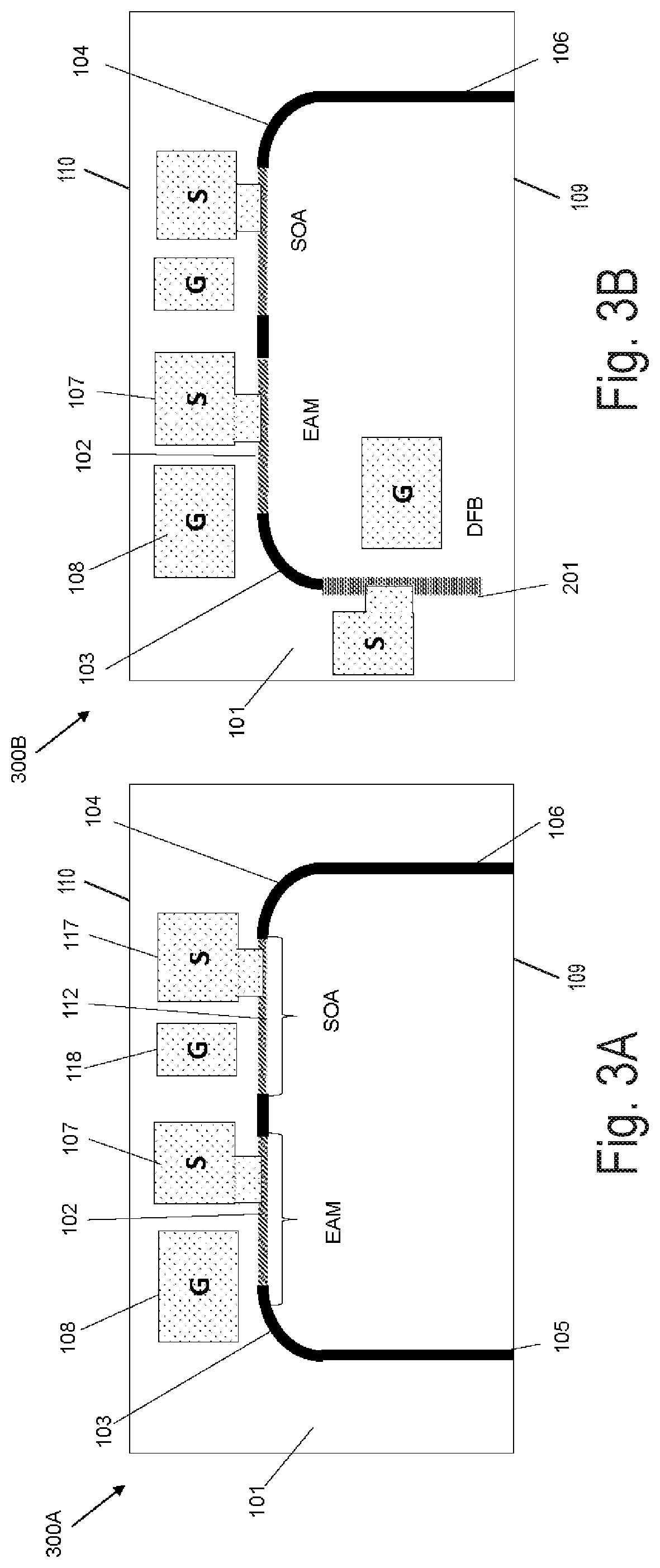 Patent US12099267 Figure 4 – Optoelectronic device and array thereof