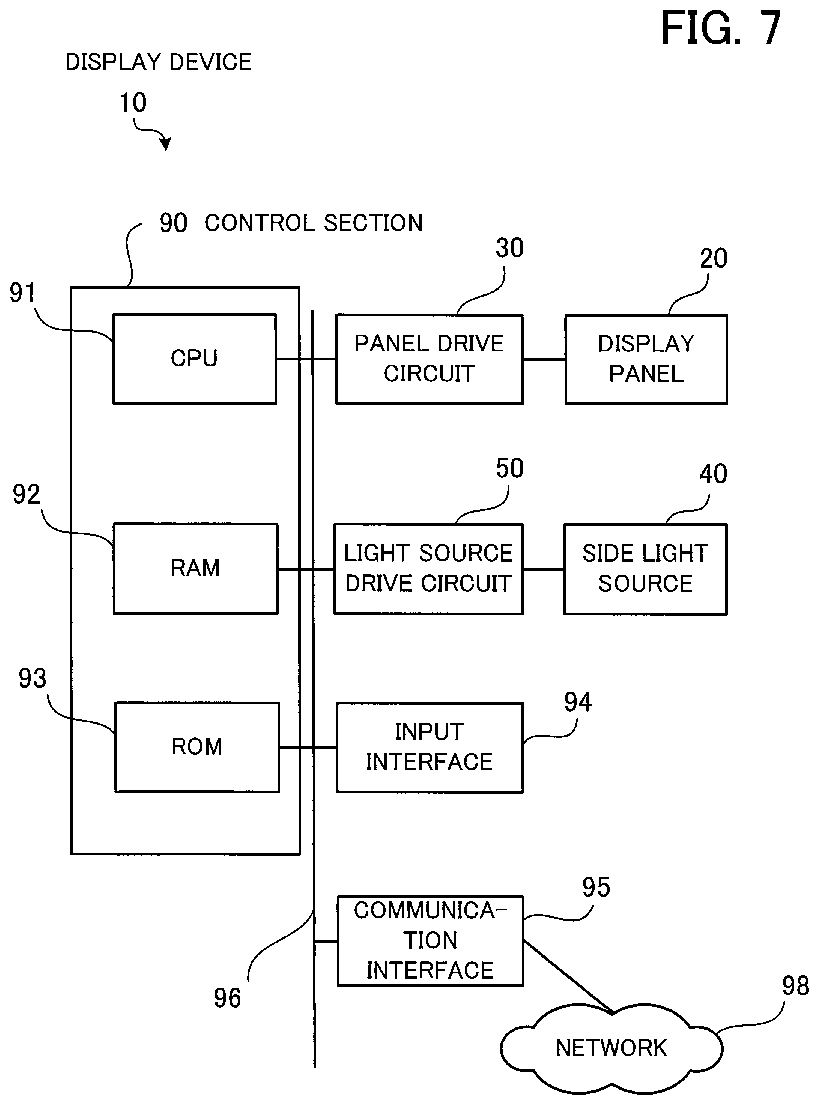 Patent US12099270 Figure 7 – Display device