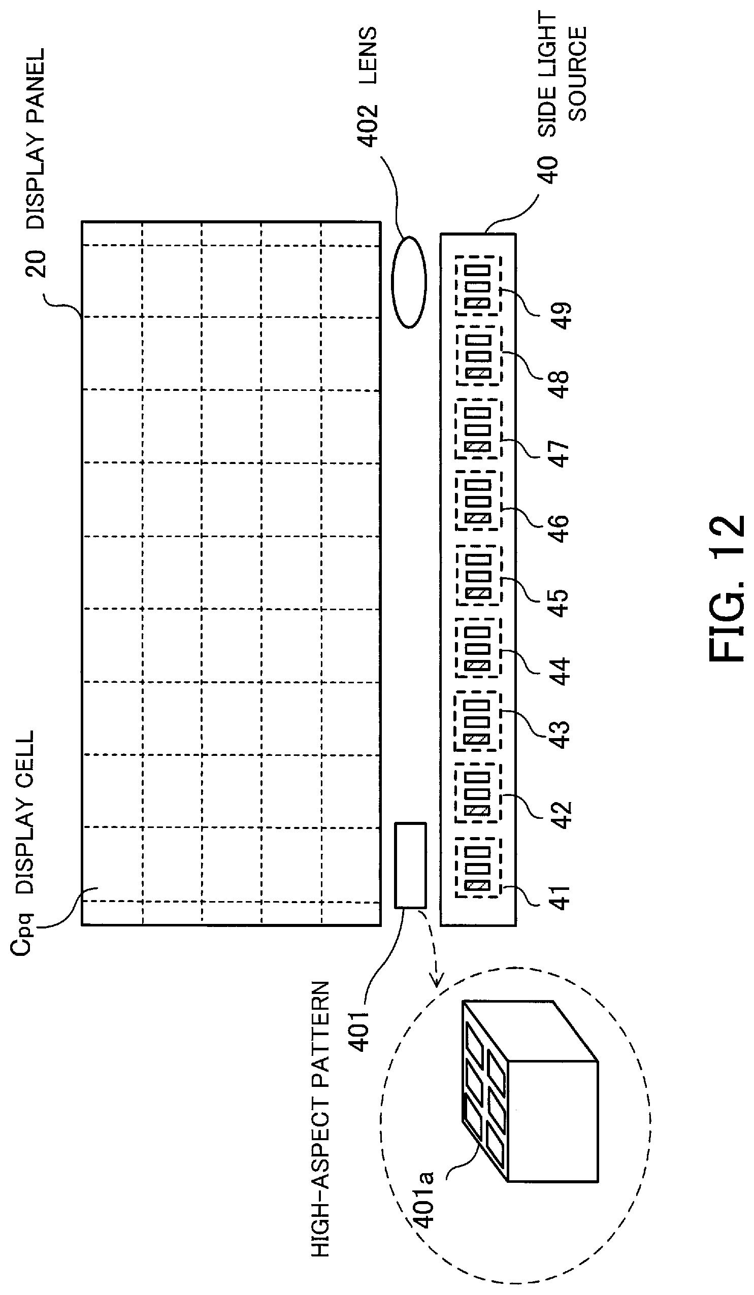 Patent US12099270 Figure 12 – Display device