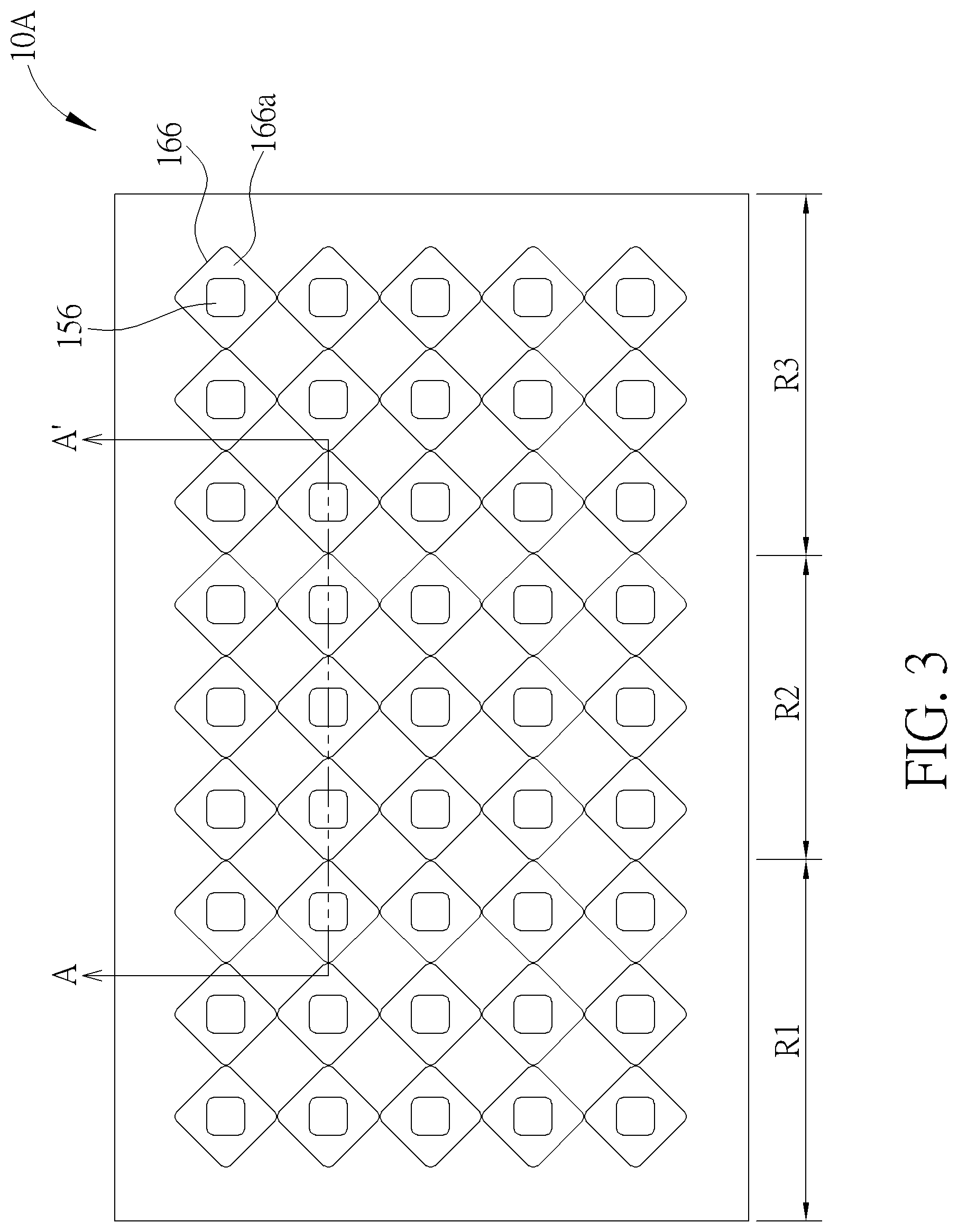Patent US12099272 Figure 3 – Foldable touch display device having an insulating layer with different thicknesses