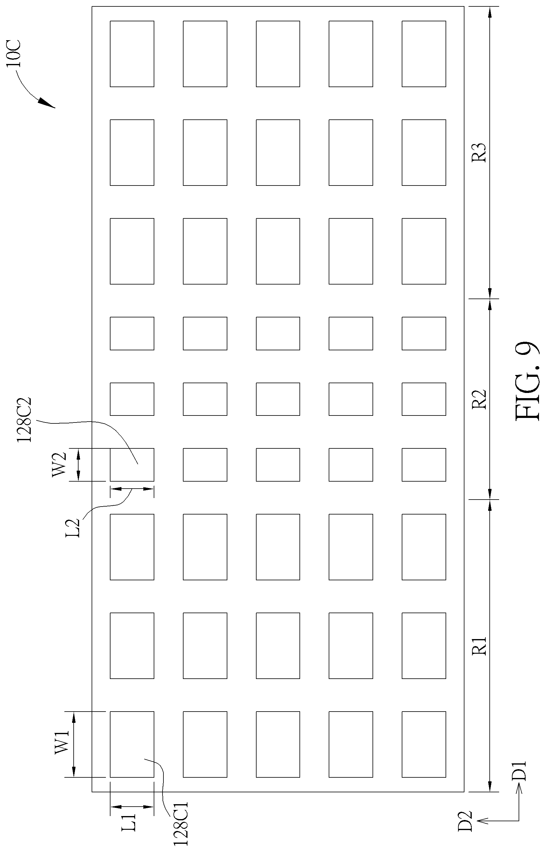 Patent US12099272 Figure 9 – Foldable touch display device having an insulating layer with different thicknesses