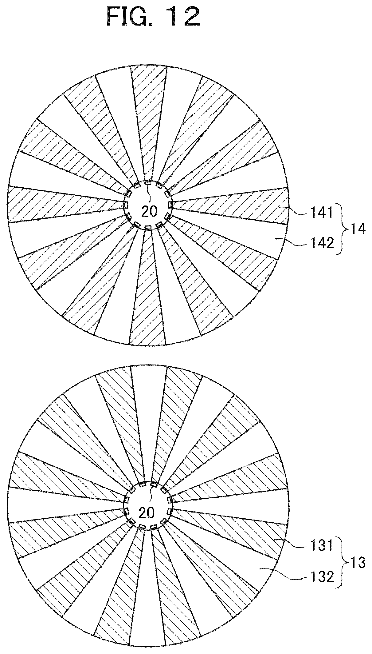 Patent US12099273 Figure 8 – Lighting device with LED facing a disc shaped light guide