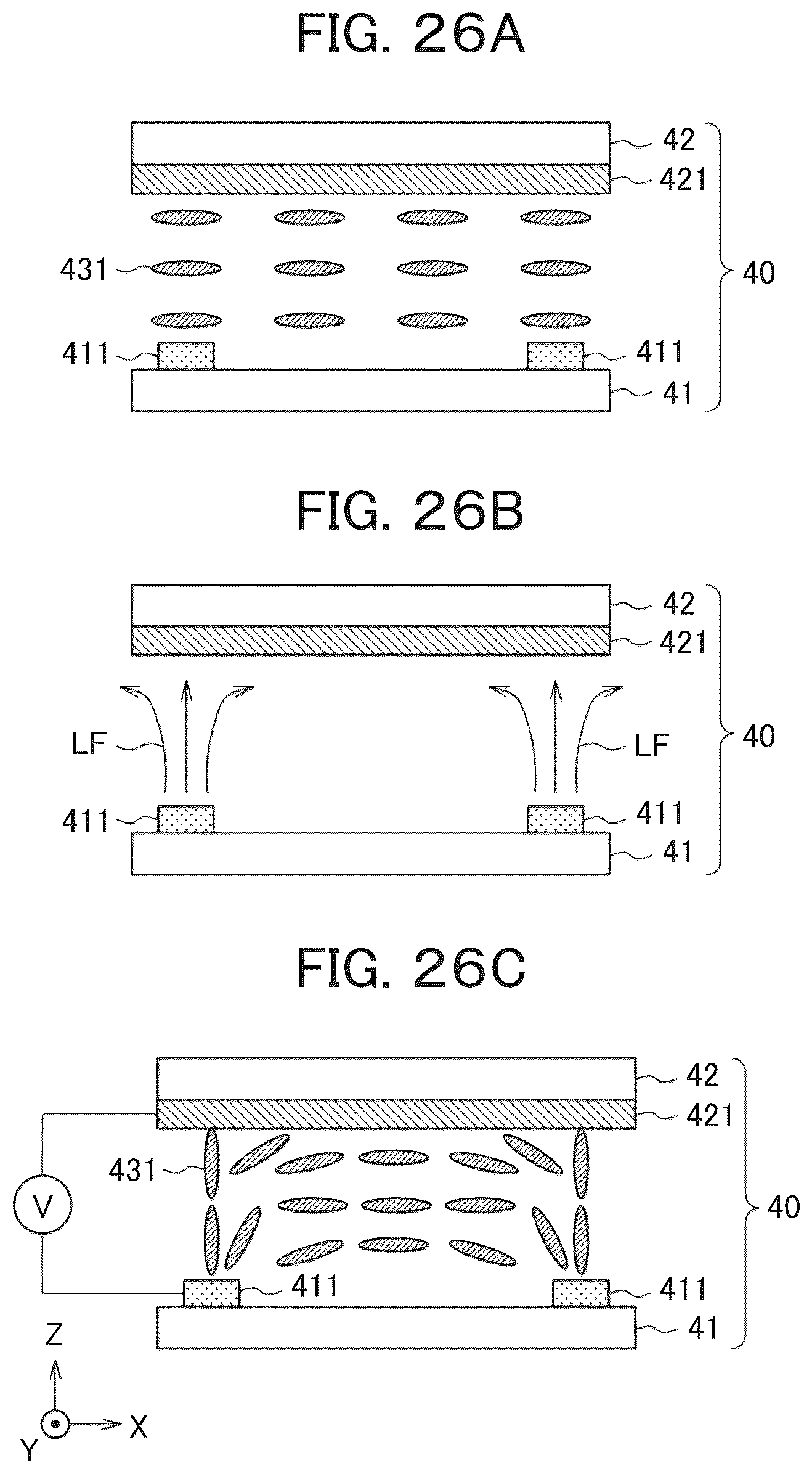 Patent US12099273 Figure 20 – Lighting device with LED facing a disc shaped light guide