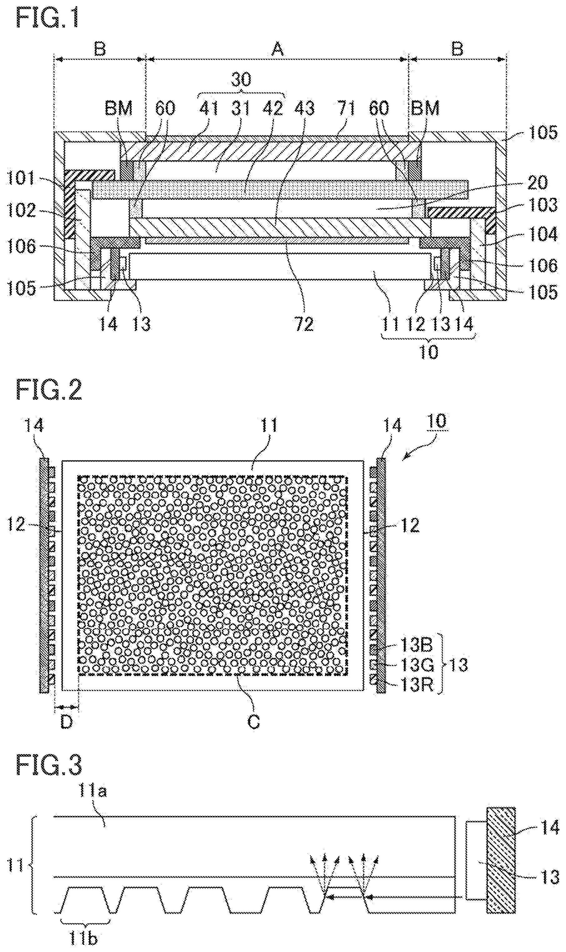Patent US12099275 Figure 1 – Liquid crystal display device